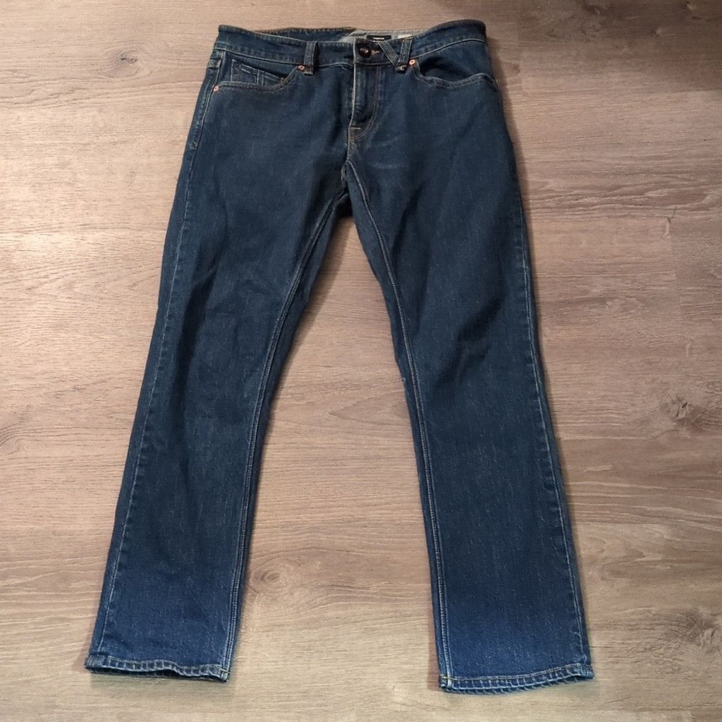 Volcom Volcolm Vorta Slim Straight Jeans Size 31 Size US 31 - 2 Thumbnail