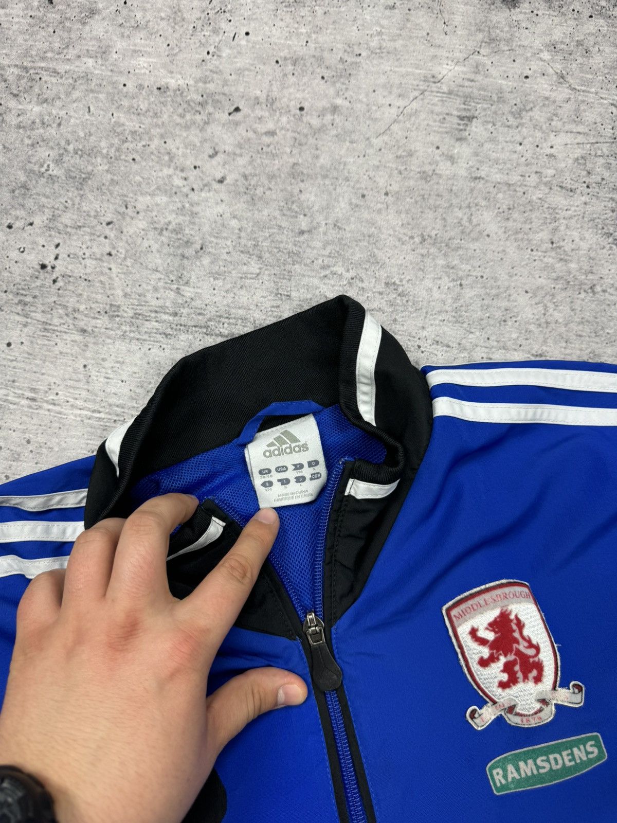 Adidas Vintage Adidas Middlesbrough Soccer Football Fun Top Jacket Size US S / EU 44-46 / 1 - 12 Thumbnail