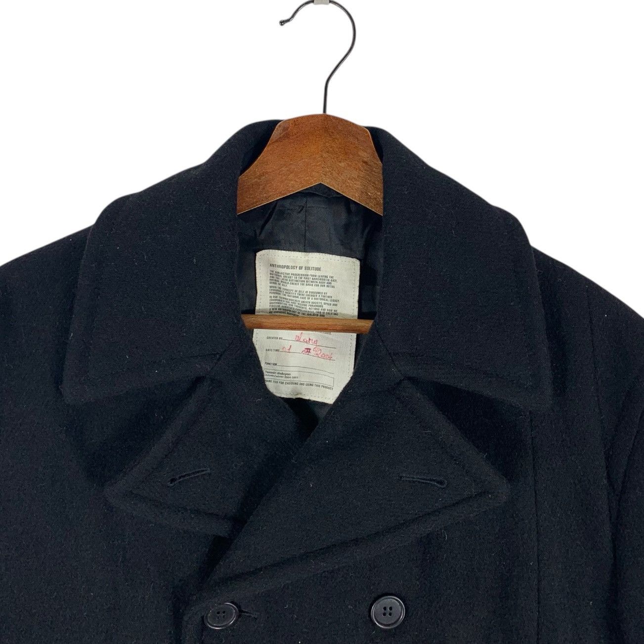 Hussein Chalayan AW 2004-2005 DOUBLE BREASTED COAT Size US M / EU 48-50 / 2 - 5 Thumbnail
