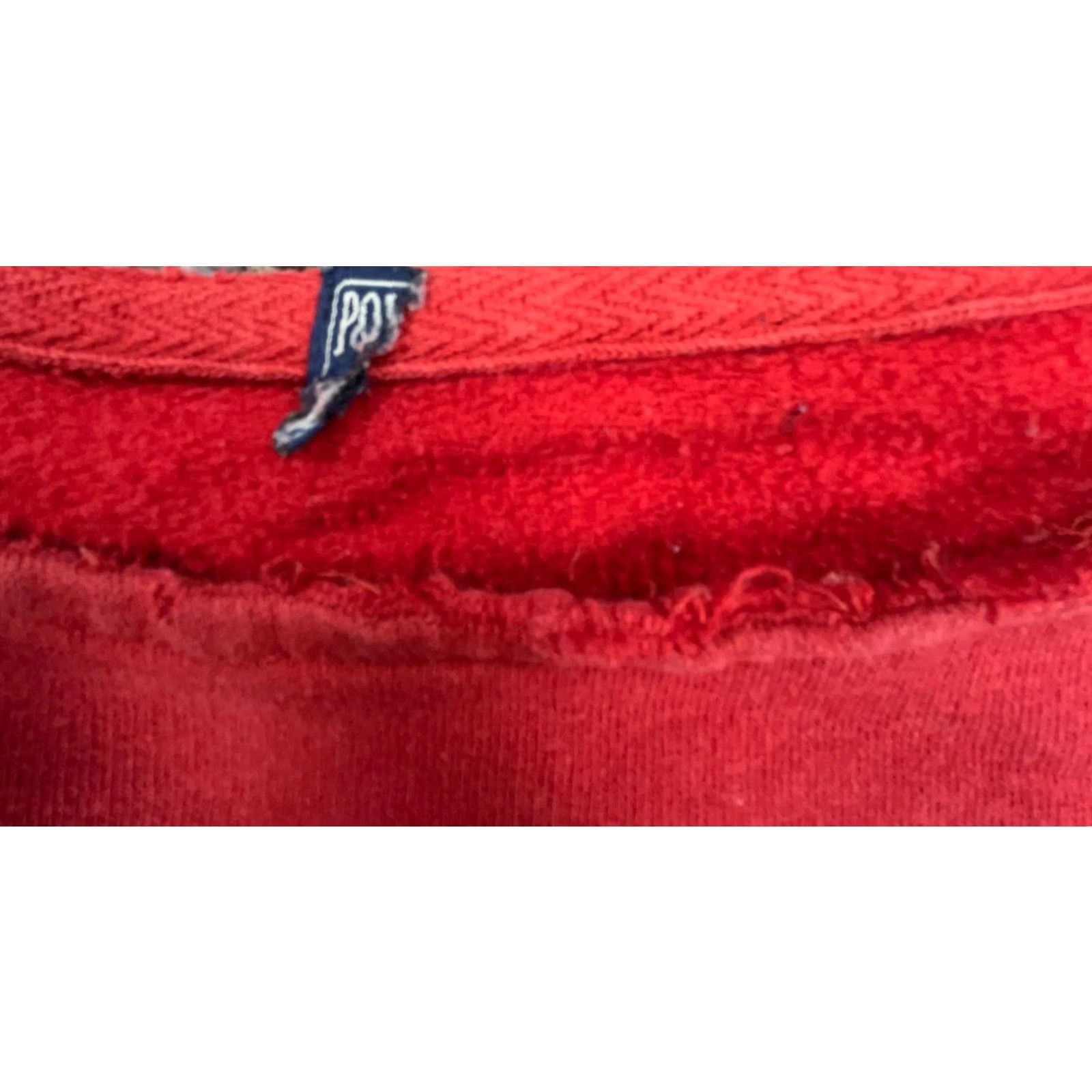 Polo Ralph Lauren Vintage Polo Ralph Lauren Sweatshirt Men Large Red PRL Jeans Y2K 2000s Size US L / EU 52-54 / 3 - 4 Thumbnail