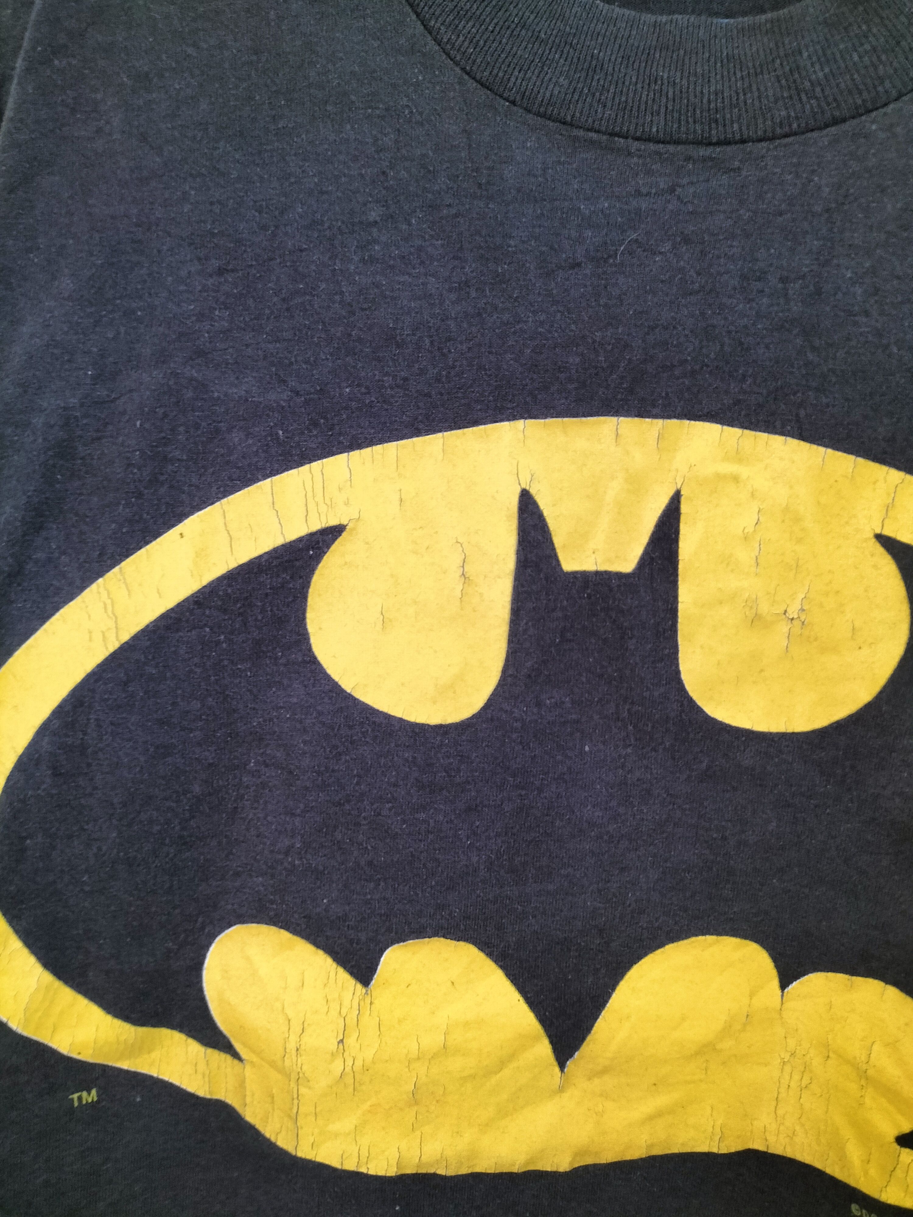 DC Comics × Vintage Vintage 80s Batman Tshirt Size US M / EU 48-50 / 2 - 3 Thumbnail