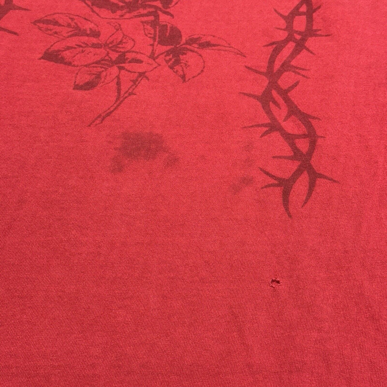 Vintage Vintage Y2K Tribal Rose T Shirt Adult XL Red Tie Dye Short S Size US XL / EU 56 / 4 - 3 Thumbnail