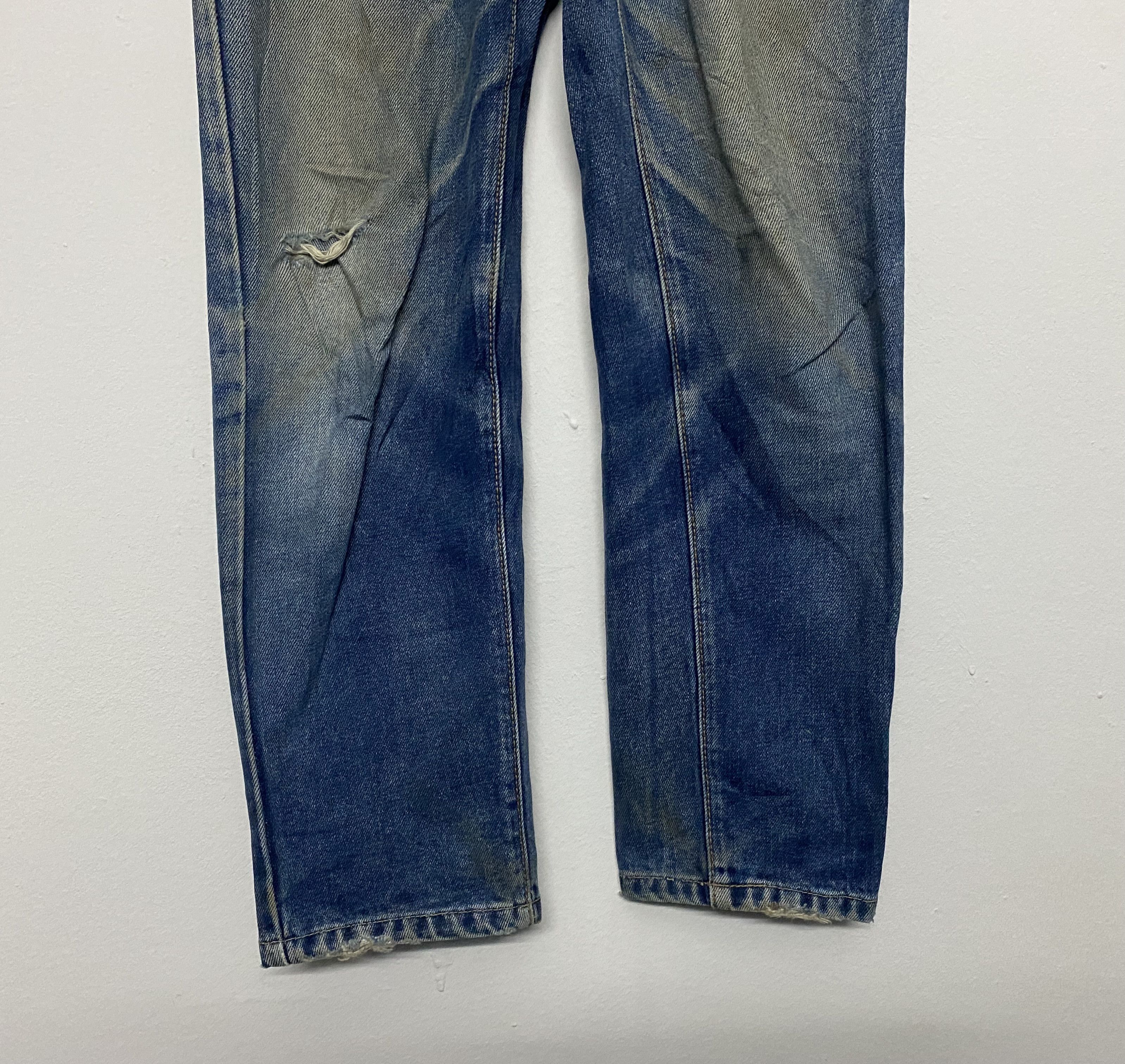 Big John 90s BIG JOHN EXTRA Japan Denim Distressed Worn Faded Jeans Size US 29 - 4 Thumbnail