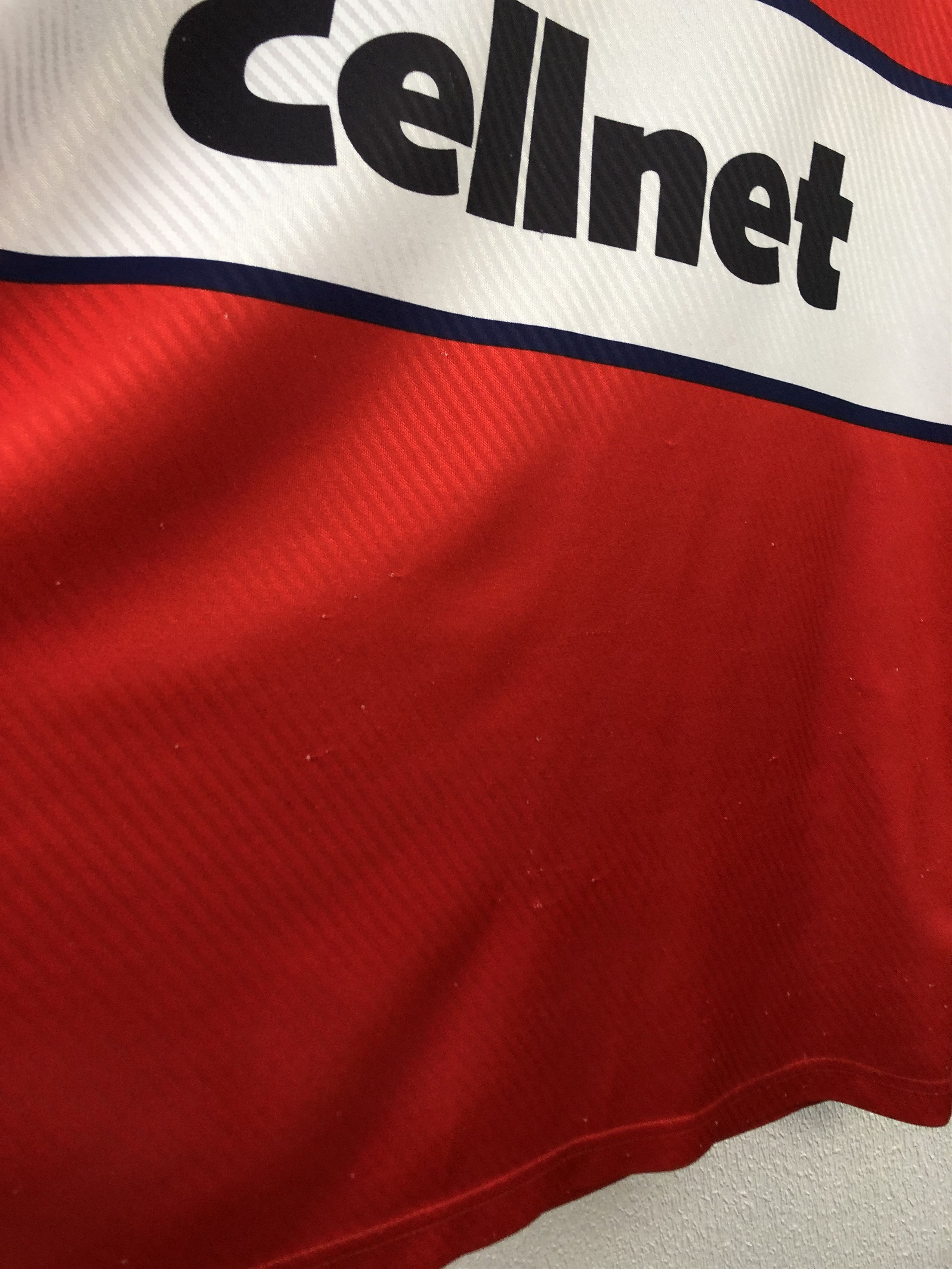 Vintage Middlesbrough shirt 1997 Soccer Errea Jersey Mens Trikot Size US XL / EU 56 / 4 - 9 Thumbnail