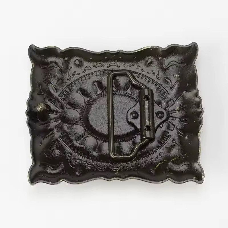 Cowboy Equipment × Vintage Retro style blue agate gemstones belt buckles Size ONE SIZE - 2 Thumbnail
