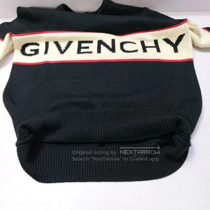 Givenchy Givenchy Men's Logo Intarsia Knit Sweater. Size US S / EU 44-46 / 1 - 8 Thumbnail