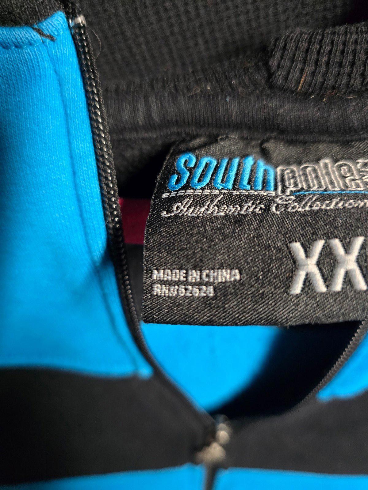Southpole Southpole Striped Blue Zip Hoodie Vintage Y2K Skater XXL Size US XXL / EU 58 / 5 - 4 Thumbnail