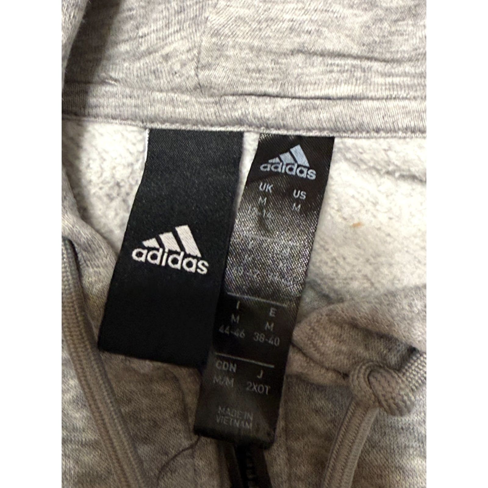 Adidas Adidas Sweatshirt Womens Size M Gray Black Full Zip Long Sleeve Modern Sports Activewear Regular Fit Size M / US 6-8 / IT 42-44 - 5 Thumbnail