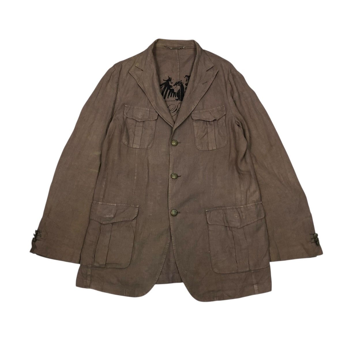 Japanese Brand 🔥VINTAGE CHORE WORK JACKET SABI SABI ISSEY MIYAKE Size US M / EU 48-50 / 2 - 2 Thumbnail