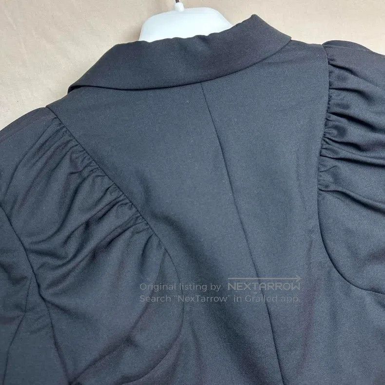 Comme des Garcons Comme Des Garcons Pleated Short Wide Wool Jacket Size S / US 4 / IT 40 - 7 Thumbnail