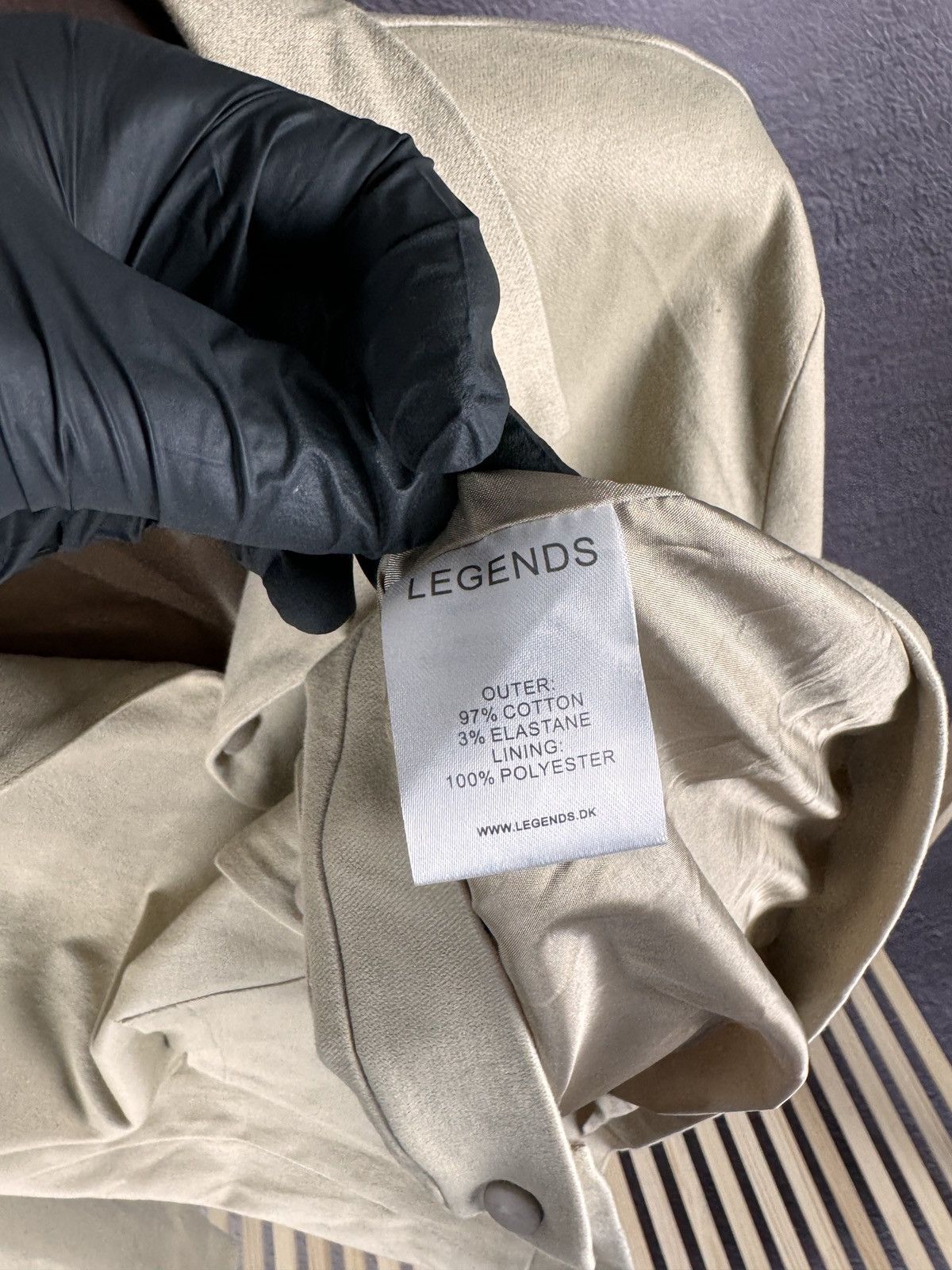 Flannel Legends beige coach jacket bomber flannel Size US M / EU 48-50 / 2 - 8 Thumbnail