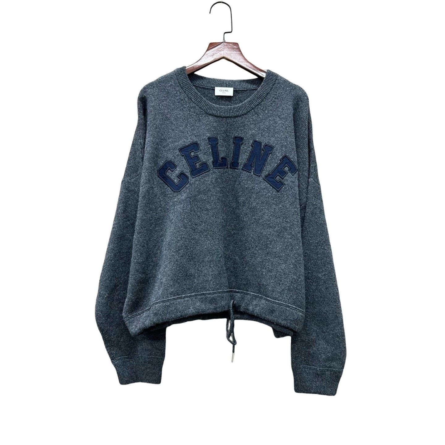 Celine Celine Logo Cashmere Sweater Size L Size L / US 10 / IT 46 - 1 Thumbnail