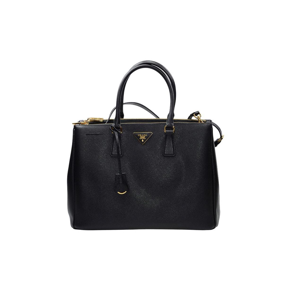 Prada Prada Saffiano Leather Handle Bag One Size Size ONE SIZE - 1 Thumbnail