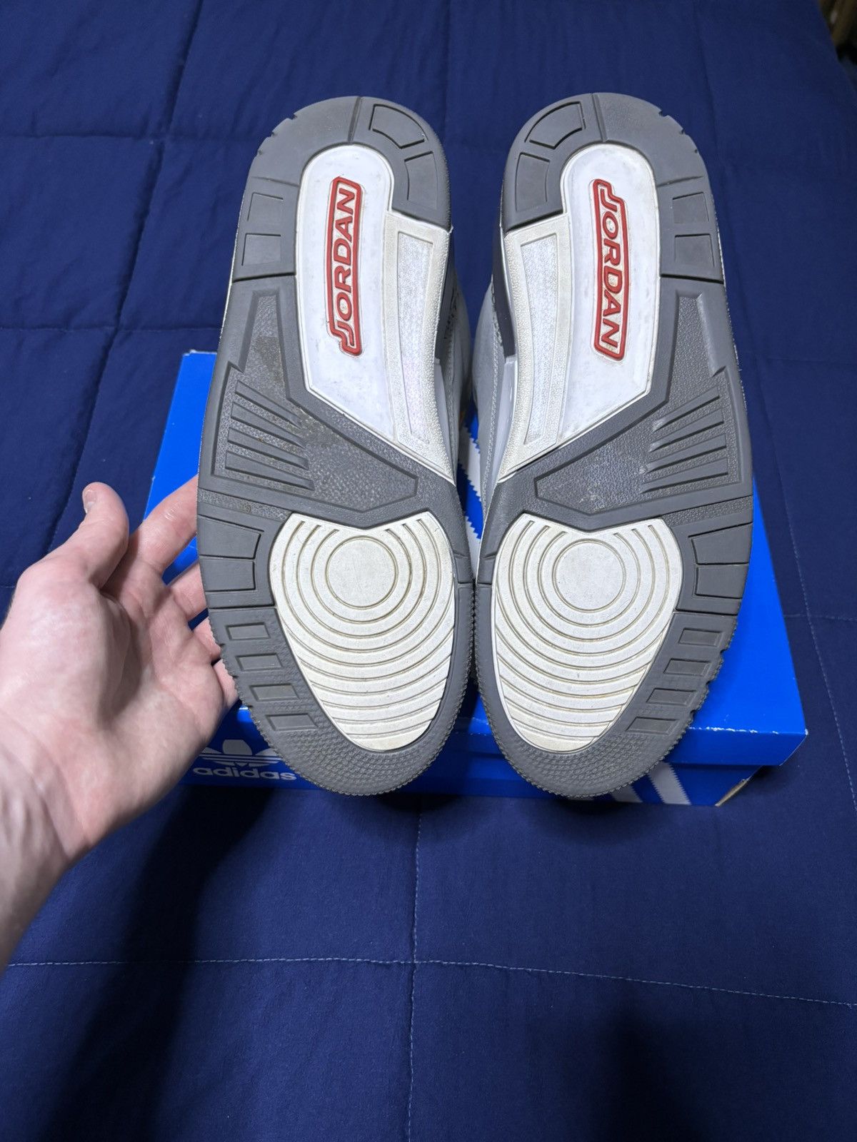 Jordan Brand Jordan 3 Retro Cool Grey 2021 Size 10.5 Size US 10.5 / EU 43-44 - 6 Thumbnail