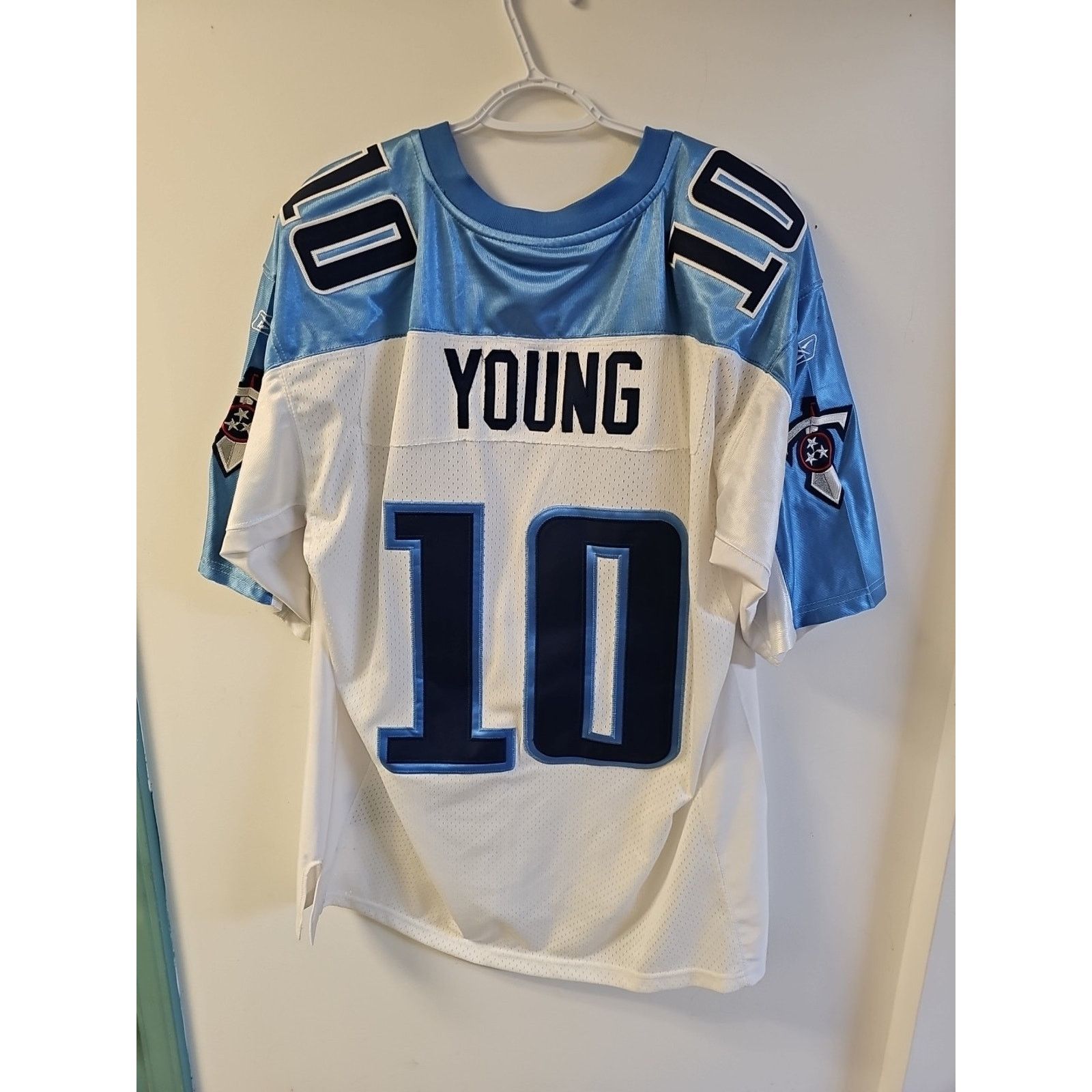 Reebok Tennessee Titans #10 Vince Young Reebok Jersey Size 50 Size US XXL / EU 58 / 5 - 9 Thumbnail