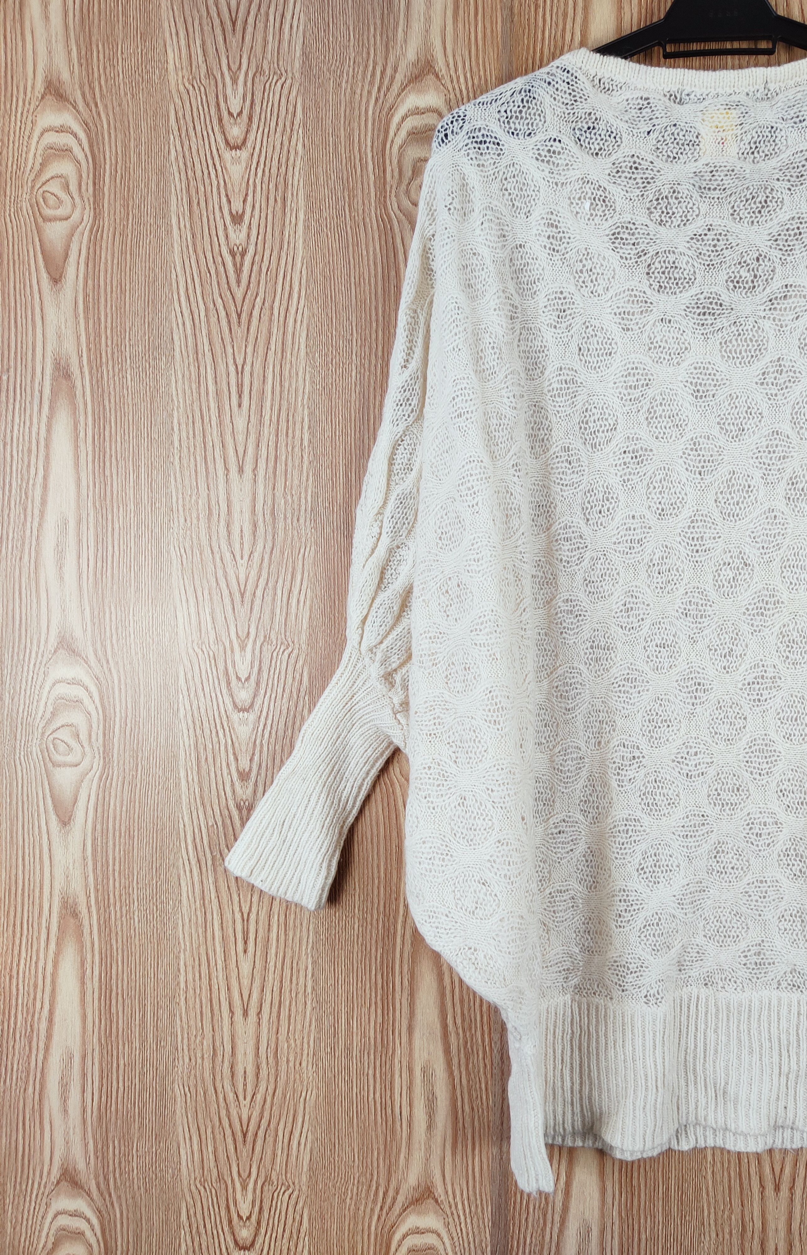 Designer × Homespun Knitwear × Japanese Brand Cecil McBee Cream Knitwear Sweatshirts #W139 Size M / US 6-8 / IT 42-44 - 8 Thumbnail
