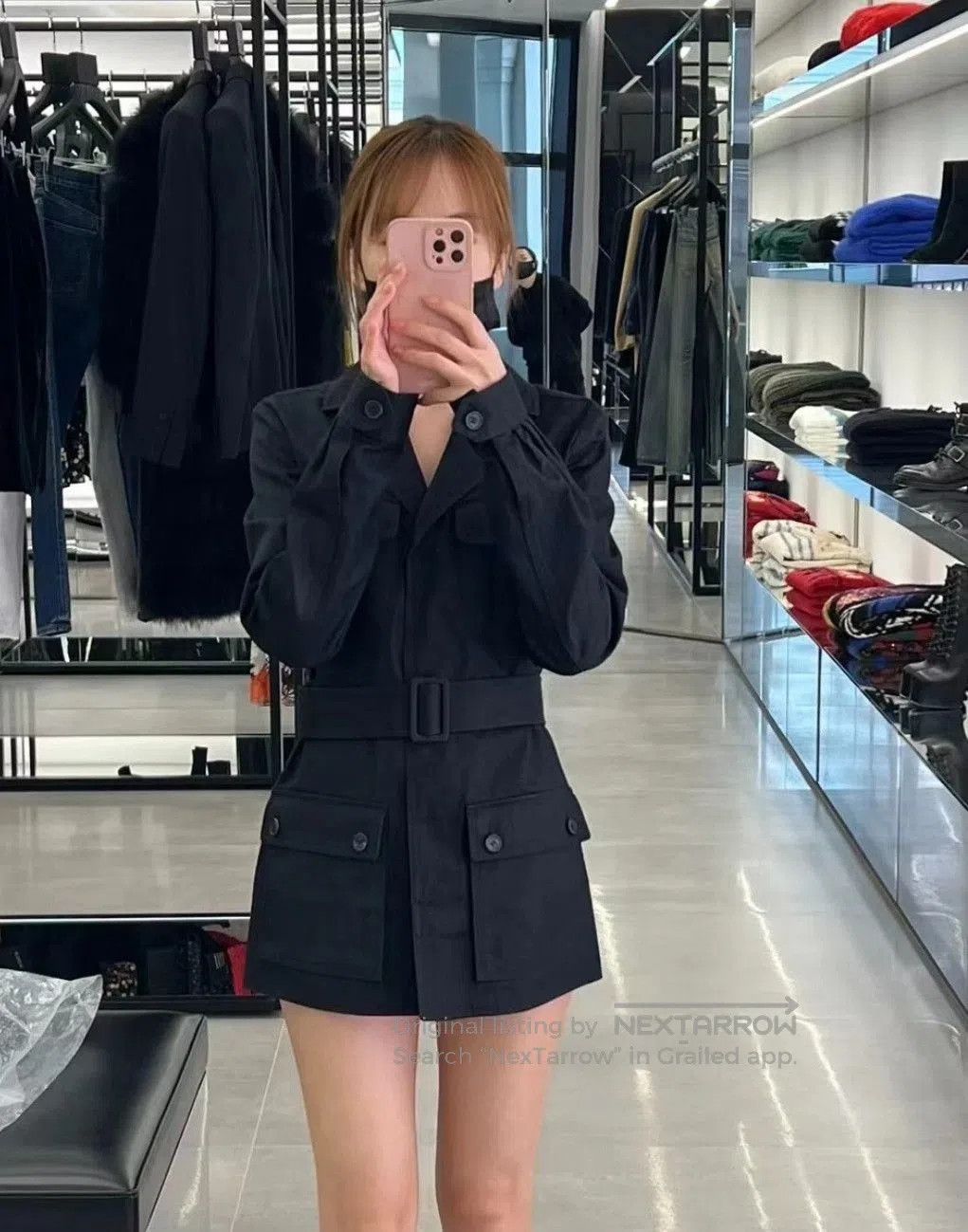 Yves Saint Laurent YSL Black Safari Utility Jacket. Size S / US 4 / IT 40 - 1 Thumbnail