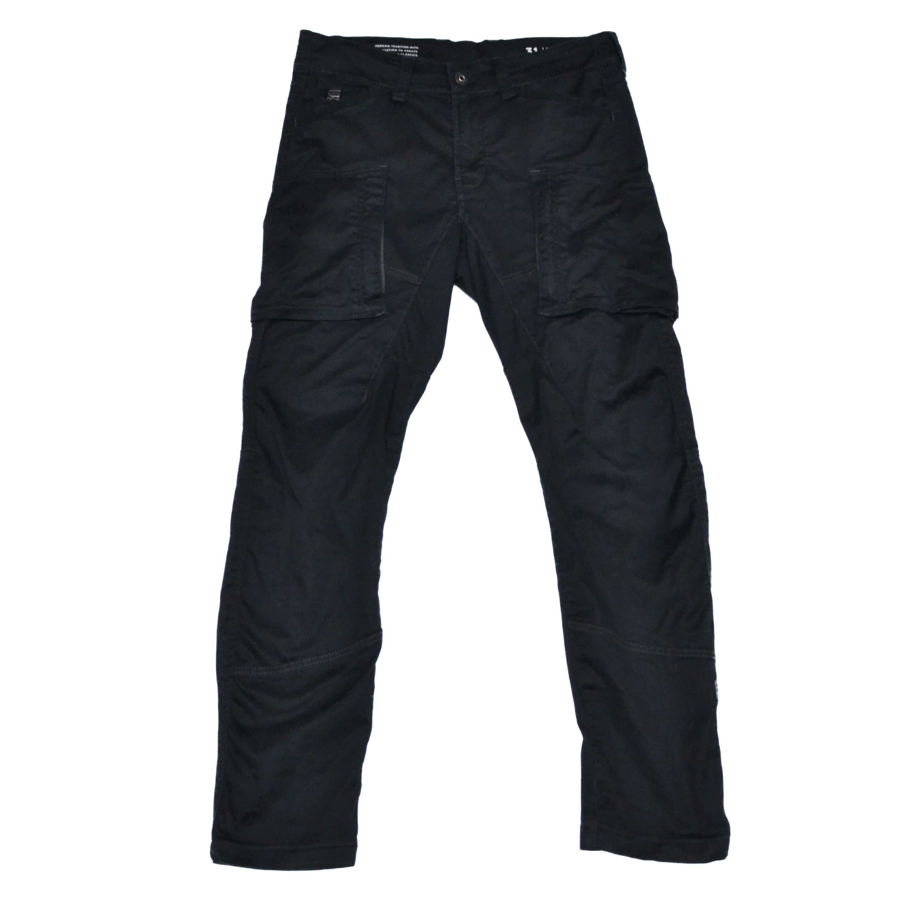 G-Star Zip PKT 3D Skinny Cargo Men’s Black Trousers Pants