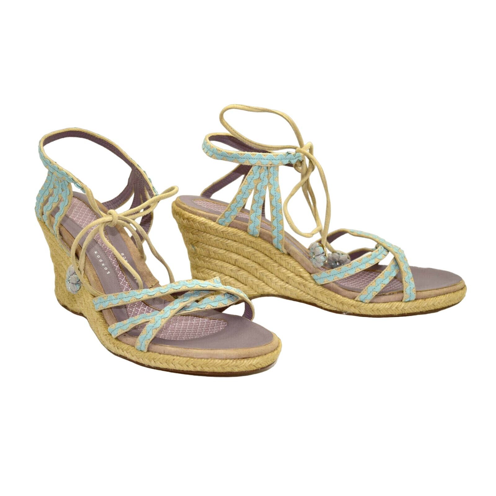 Anya Hindmarch NEW ANYA HINDMARCH Strappy Espadrille Sandal Shoe Sz 40 $435 Size US 10 / IT 40 - 1 Thumbnail