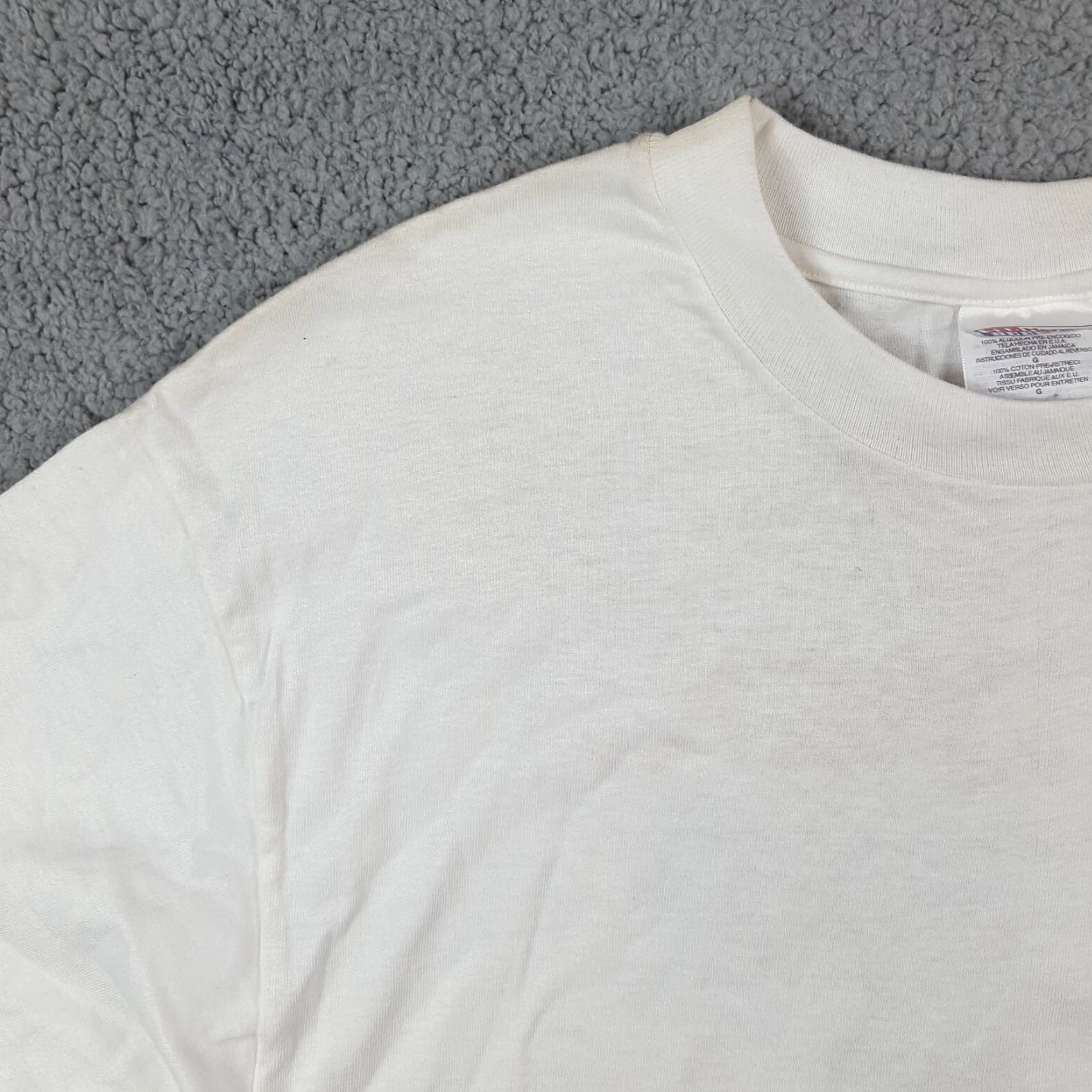 Hanes VINTAGE Star Trek Golf Parody T-Shirt Mens Large White 90s Cartoon Comics Retro Size US L / EU 52-54 / 3 - 4 Thumbnail
