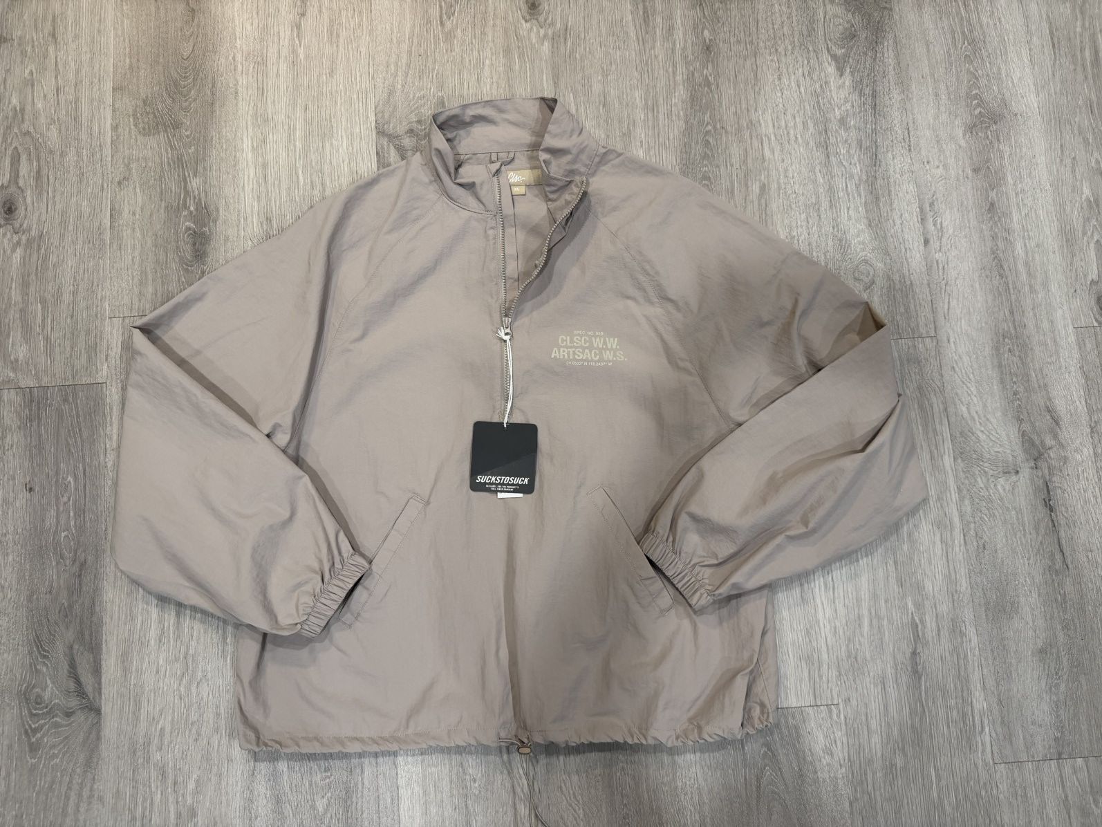 CLSC CLSC Beige Half Zip Jacket XL Minimal Streetwear Techwear Size US XL / EU 56 / 4 - 2 Thumbnail