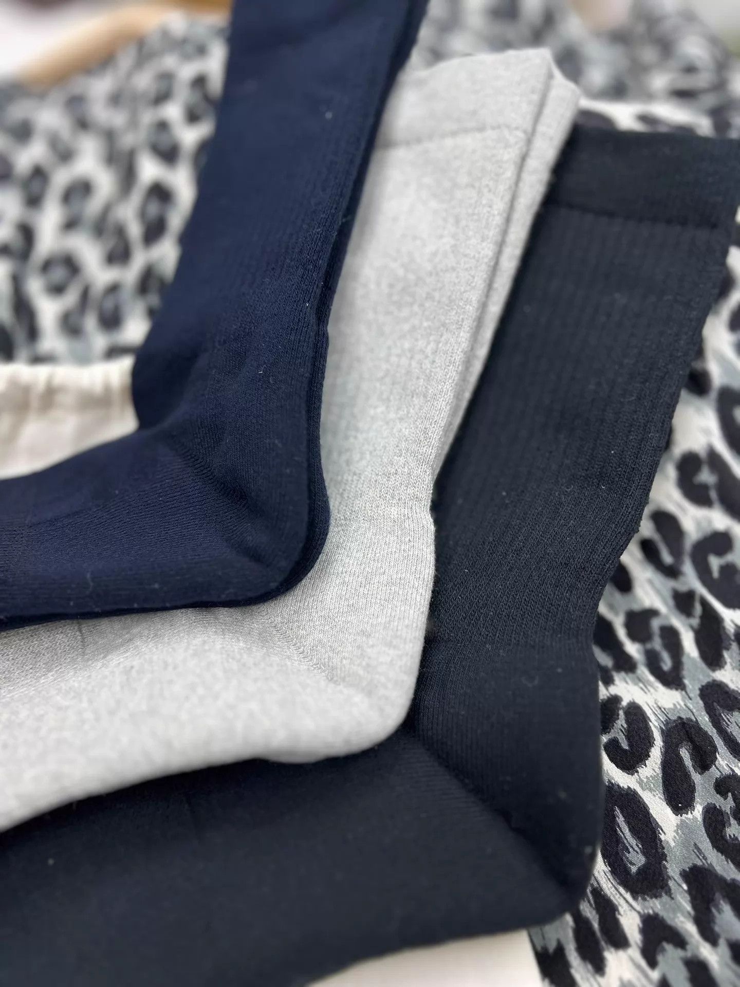 Visvim VISVIM ACHILLES SOCKS HI 3-Pack NAVY/GREY/BLACK M/L Size ONE SIZE - 2 Thumbnail