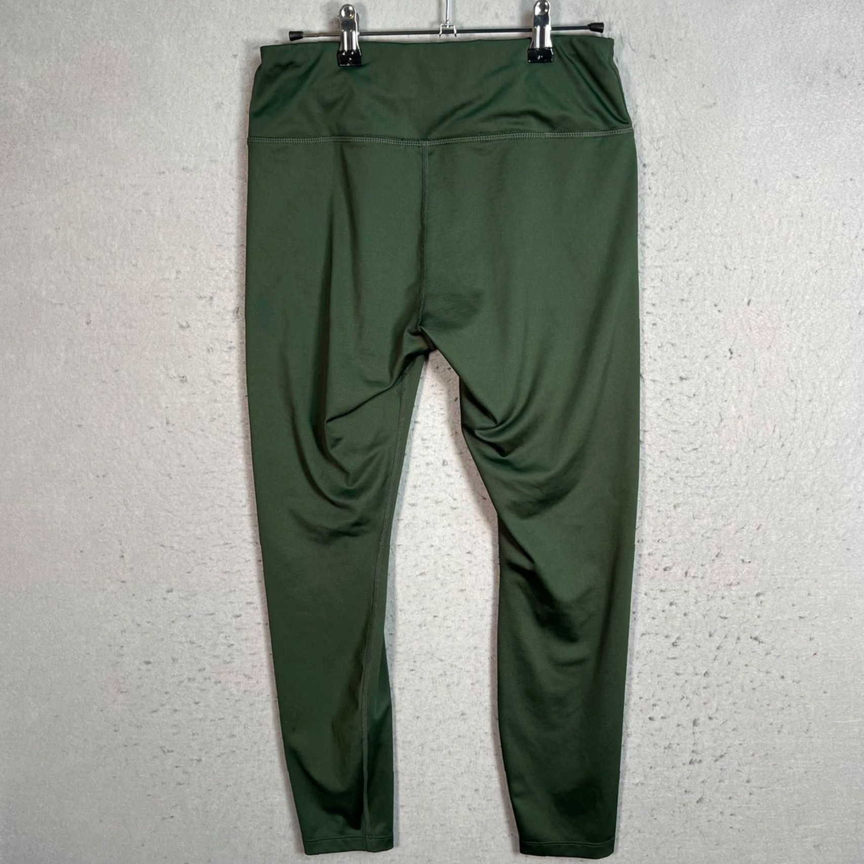 Asics ASICS Women's Size Medium Green Compression Leggings Size 32" / US 10 / IT 46 - 2 Thumbnail