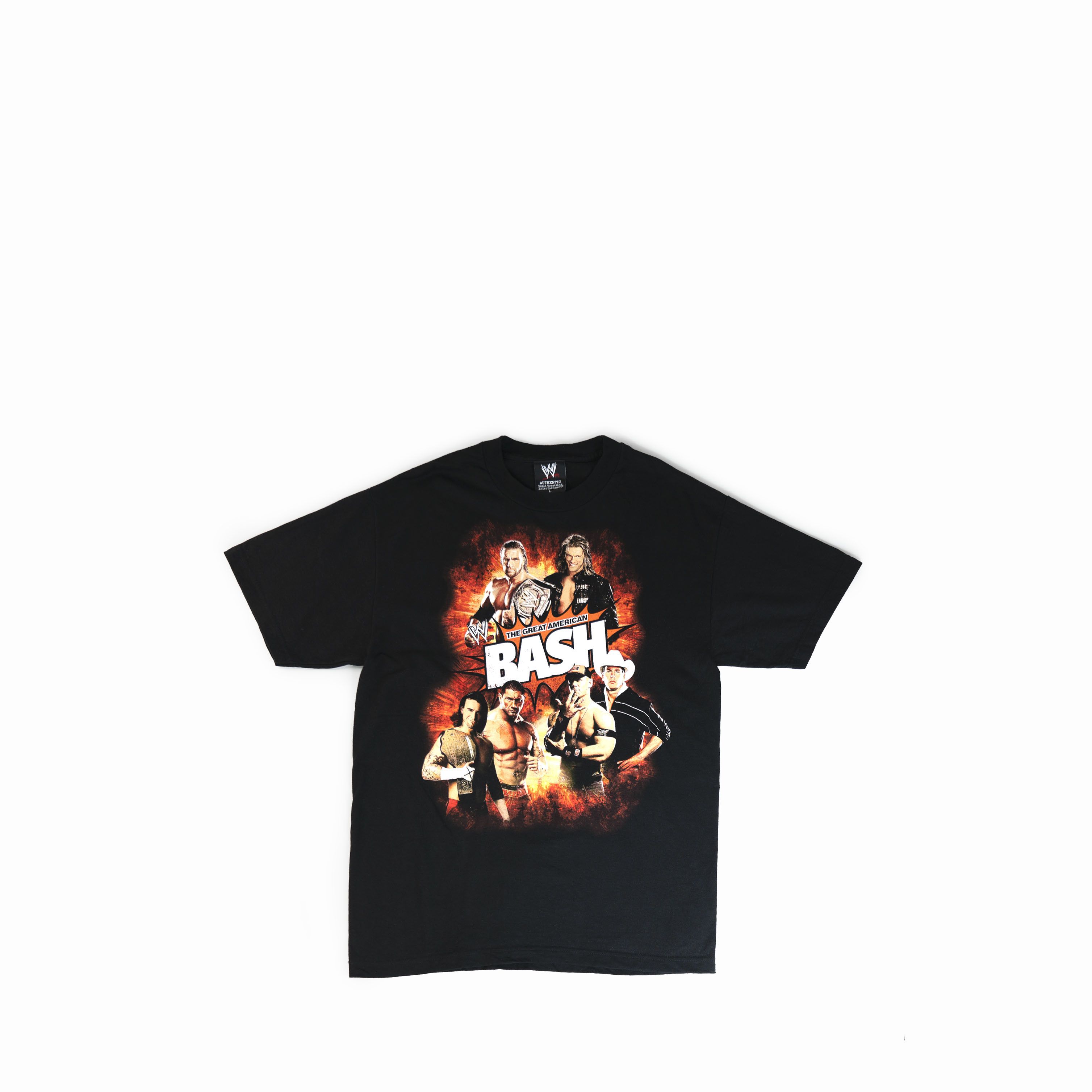WCW/nWo × WWE × WWF Vintage 2008 WWE The Great American Bash PPV Tee Shirt Size US L / EU 52-54 / 3 - 1 Thumbnail