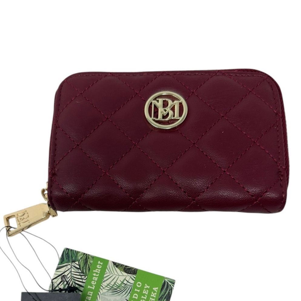 Badgley Mischka Badgley Mischka burgundy small diamond coin purse wallet Size ONE SIZE - 1 Thumbnail