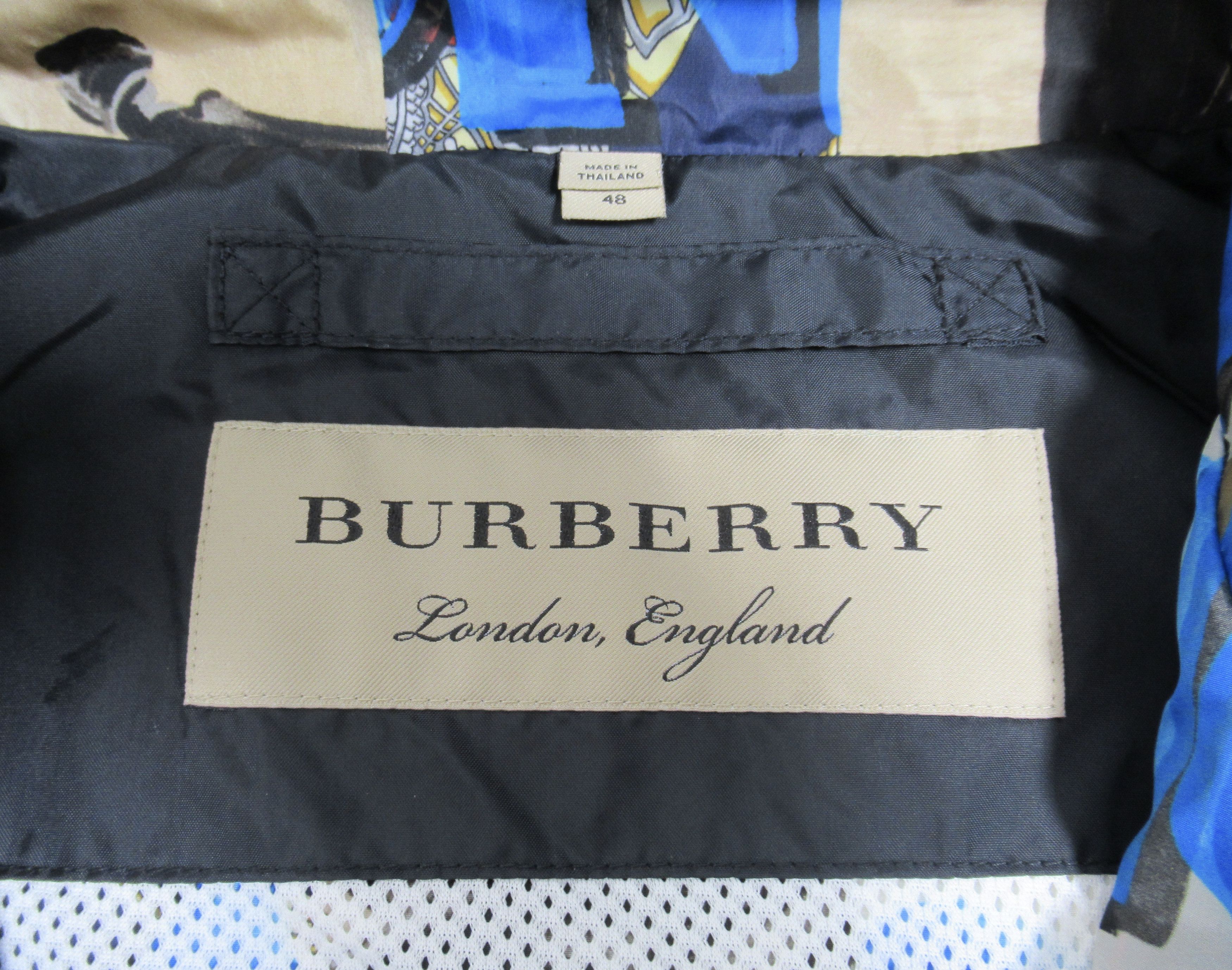Burberry Burberry London England Graffiti Print Nylon Bomber Jacket Size US L / EU 52-54 / 3 - 4 Thumbnail