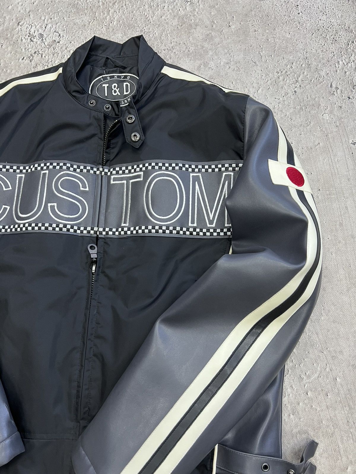 Vintage Vintage JAPANESE 90's F1 Leather Racing Jacket Size US S / EU 44-46 / 1 - 2 Thumbnail