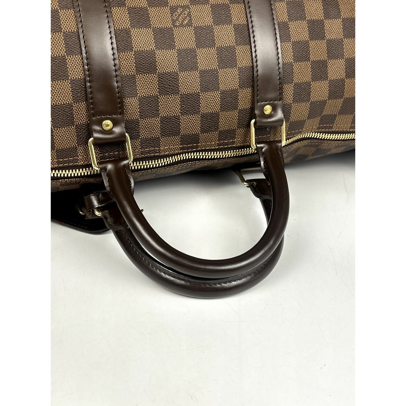Louis Vuitton Louis Vuitton Damier Ebene Canvas Keepall 50 Bag Size ONE SIZE - 7 Thumbnail