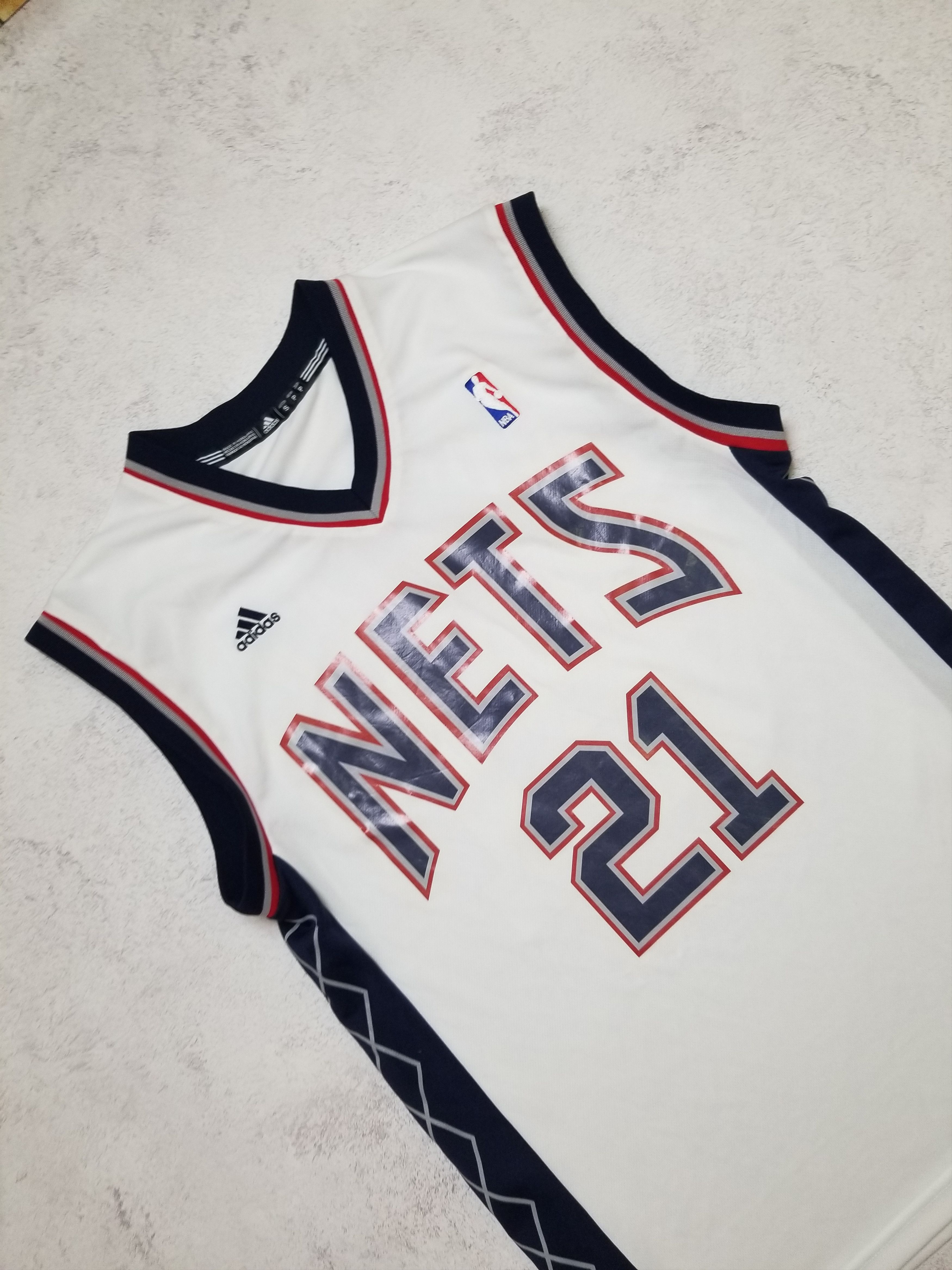 Adidas Adidas Brooklyn Nets Outlaw #21 Basketball NBA Jersey Size US S / EU 44-46 / 1 - 9 Thumbnail