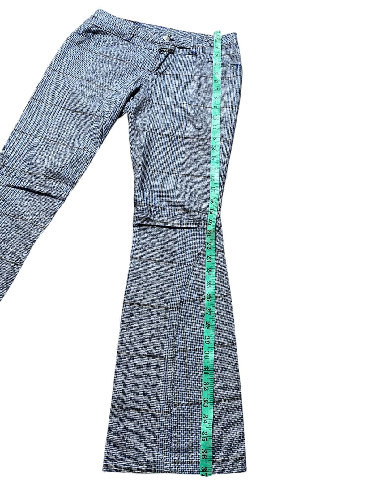 Marithe + Francois Girbaud Flared Marithe Franchois Girbaud Checkered Made in Italy Size 28" / US 6 / IT 42 - 11 Thumbnail
