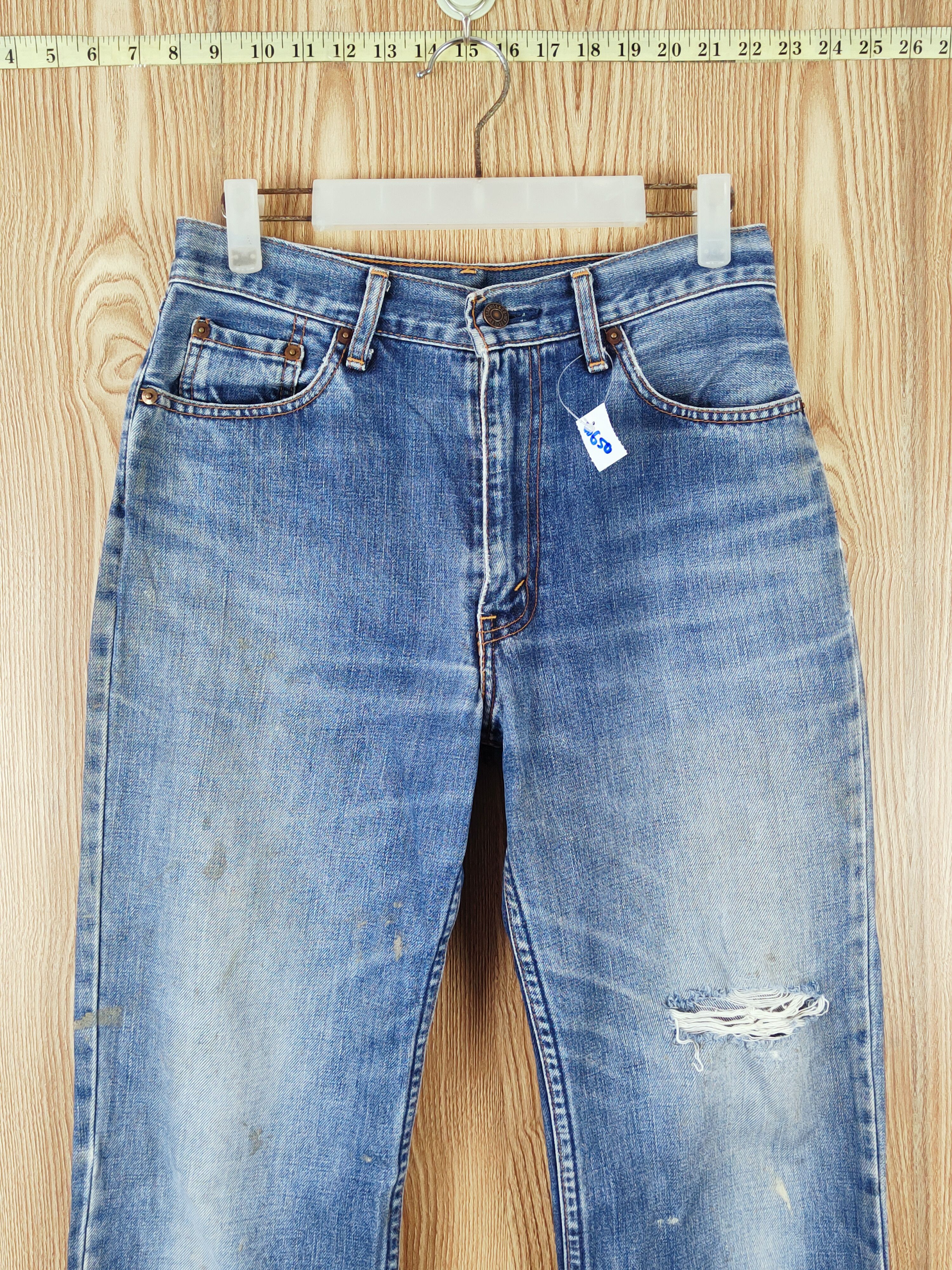 Levi's W508 Levi's Blue Distressed Ripped Jeans #W650 Size US 29 - 2 Thumbnail