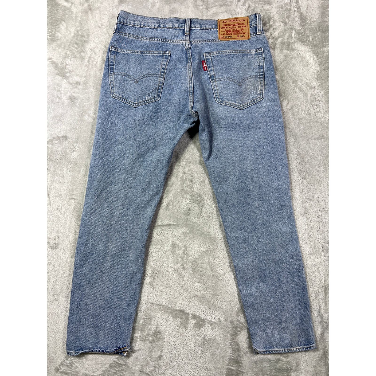 Levi's Levi’sDistressed Light Wash Jeans Unisex 34 Waist 90s Y2K Size US 34 / EU 50 - 5 Thumbnail
