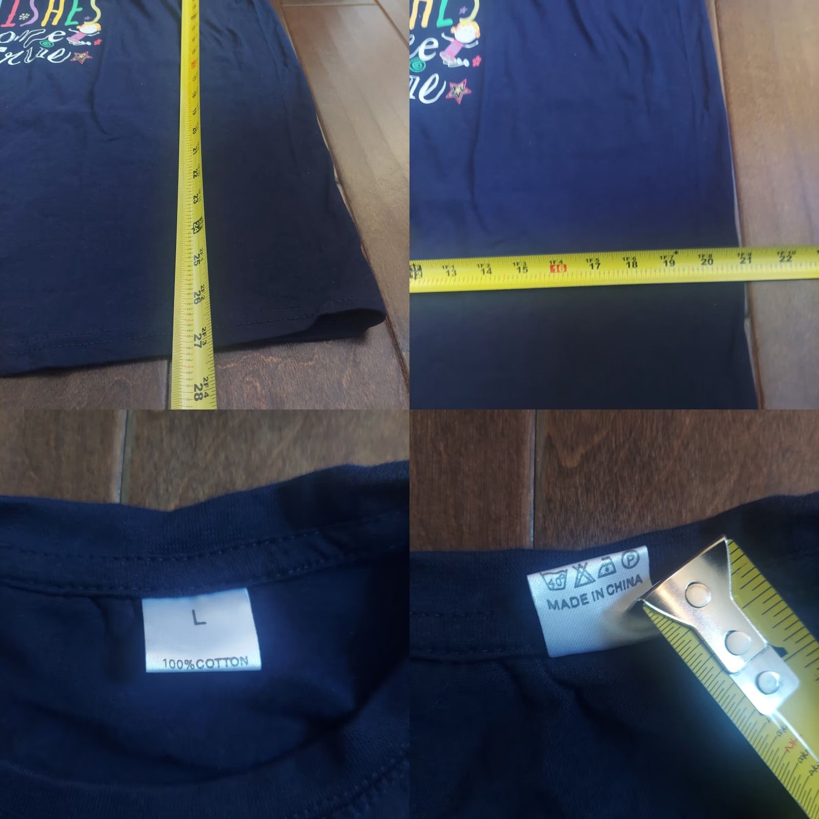 Vintage Unbranded Men’s Blue Short Sleeve I Make Wishes Come True Graphic Print T-shirt L Size US L / EU 52-54 / 3 - 9 Thumbnail
