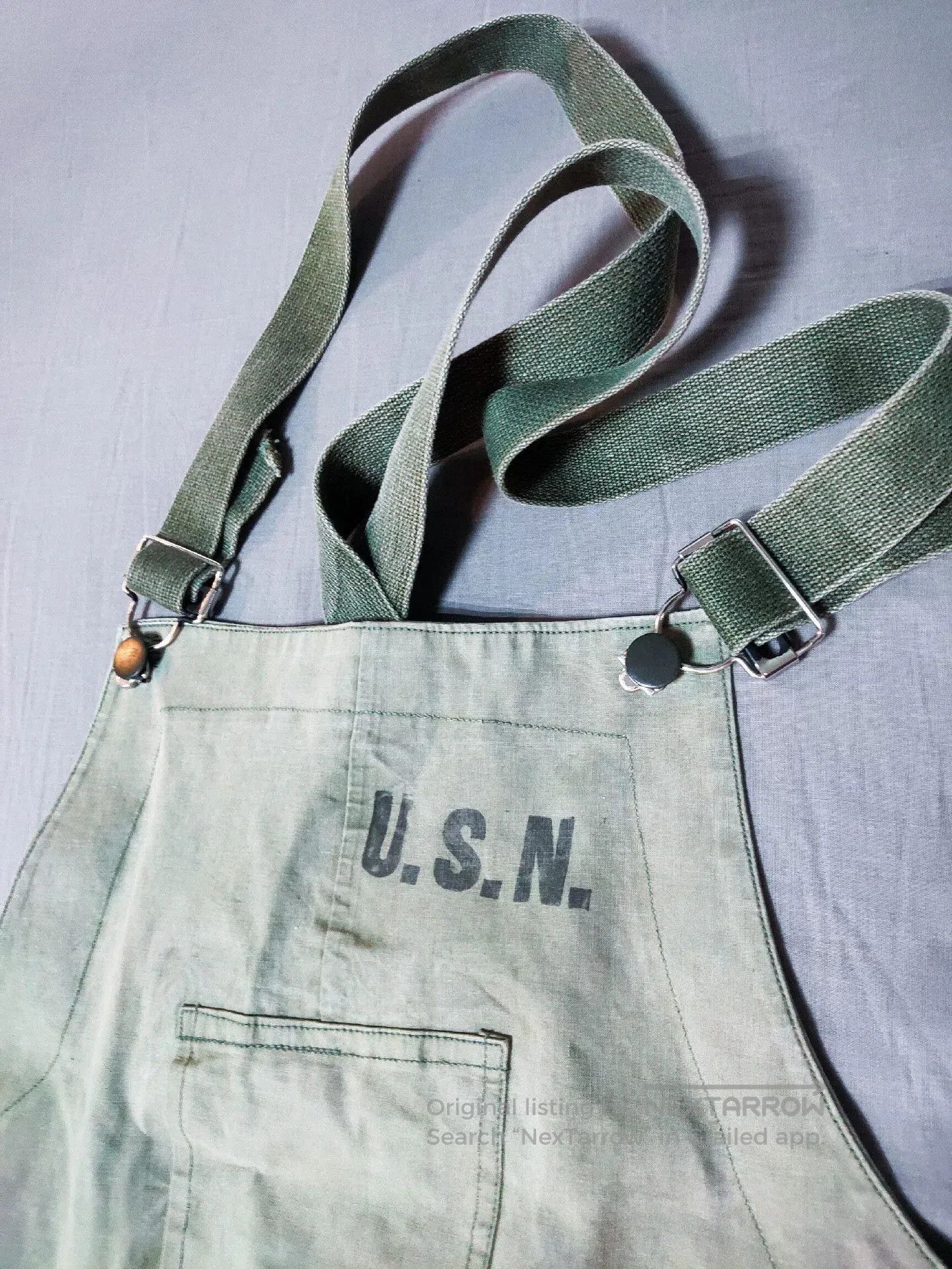Vintage USN Original Deck Pants. Size US 30 / EU 46 - 3 Thumbnail