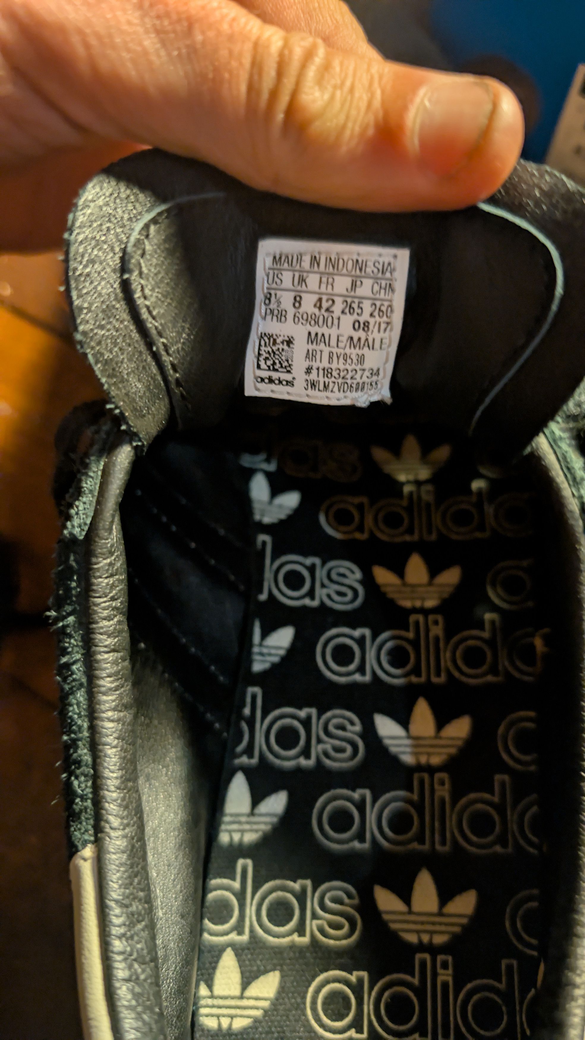Adidas 2017 adidas Tobacco 'Core Black' Rare Trainers UK 8 Size US 8.5 / EU 41-42 - 3 Thumbnail