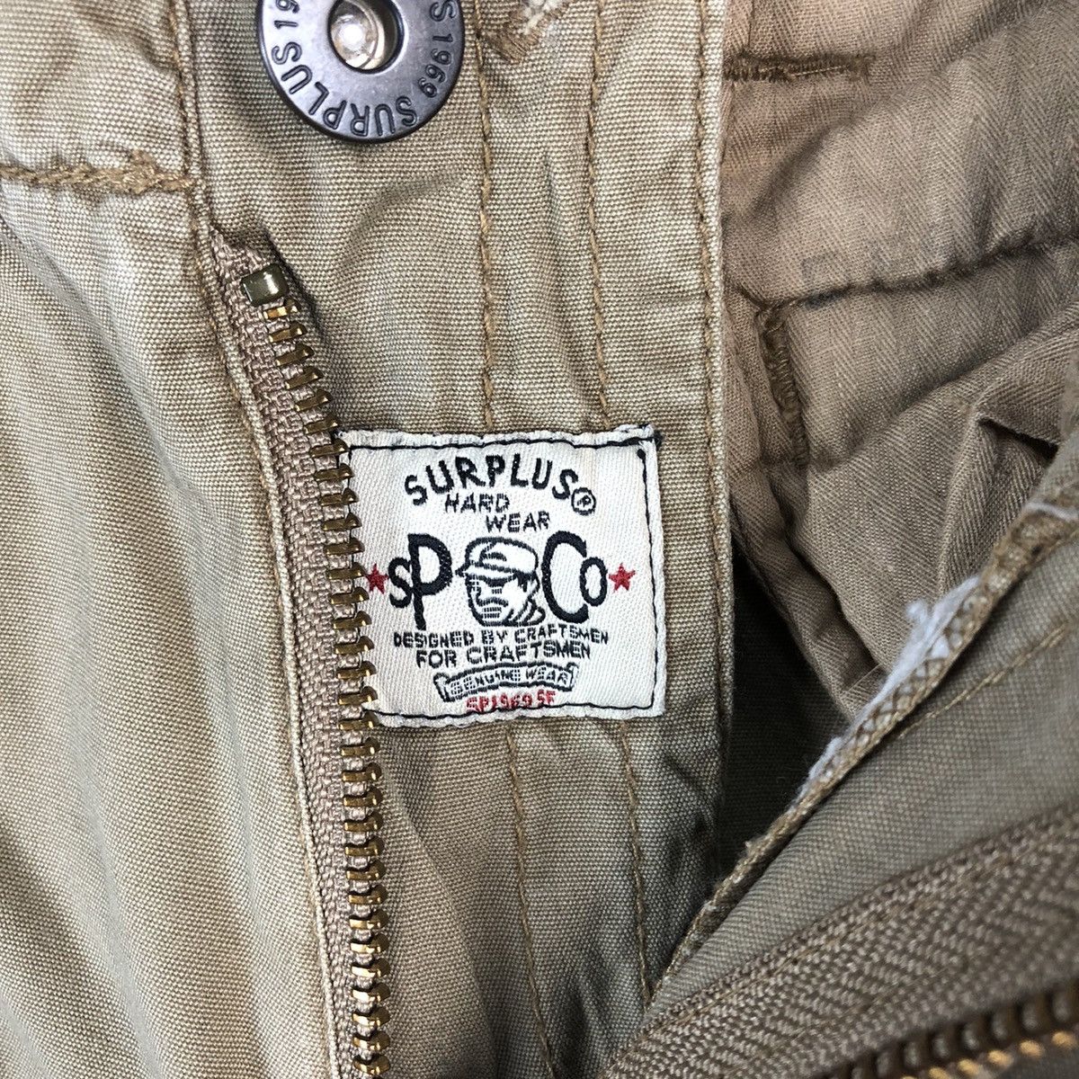 Japanese Brand Surplus Brown Cargo tactical Multipocket Pants #A2567 Size US 30 / EU 46 - 15 Thumbnail