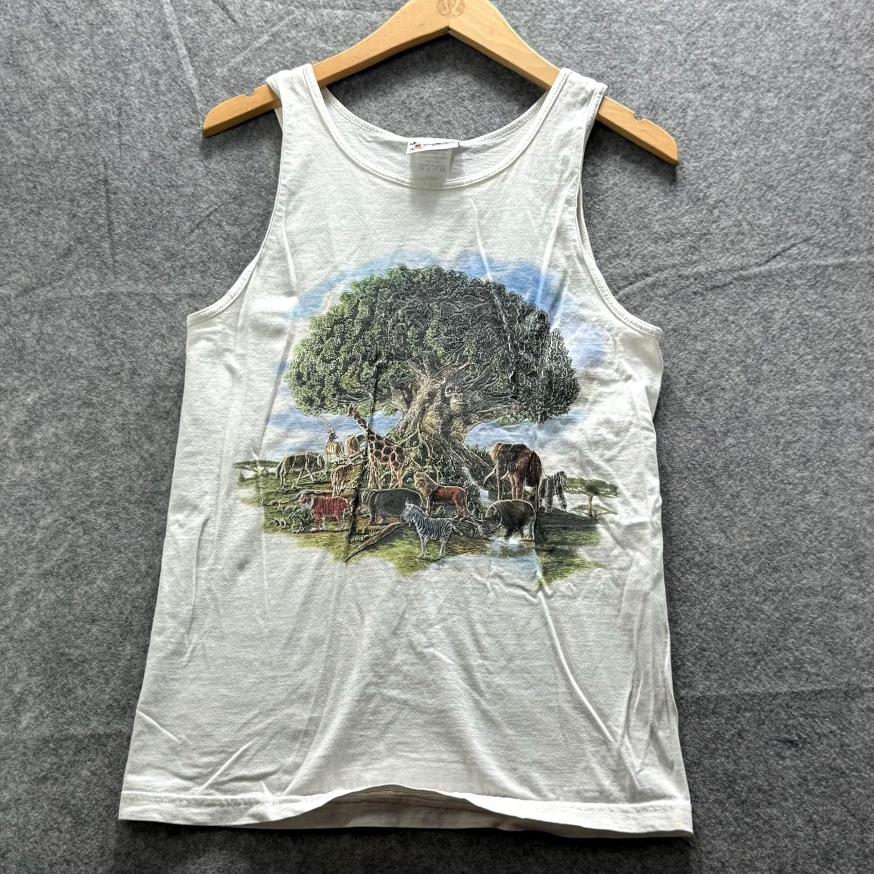 Disney Walt Disney World Shirt Mens S White Disney's Animal Kingdom Graphic Tee Size US S / EU 44-46 / 1 - 2 Thumbnail