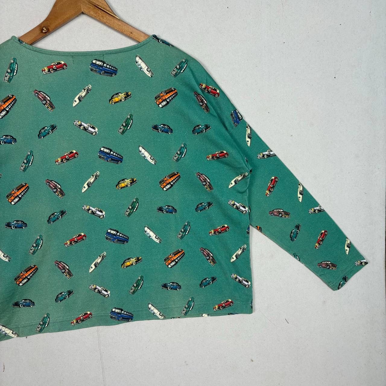 Issey Miyake Issey Miyake Ne-Net Car Overprint Sun Faded Tshirt Size US M / EU 48-50 / 2 - 7 Thumbnail