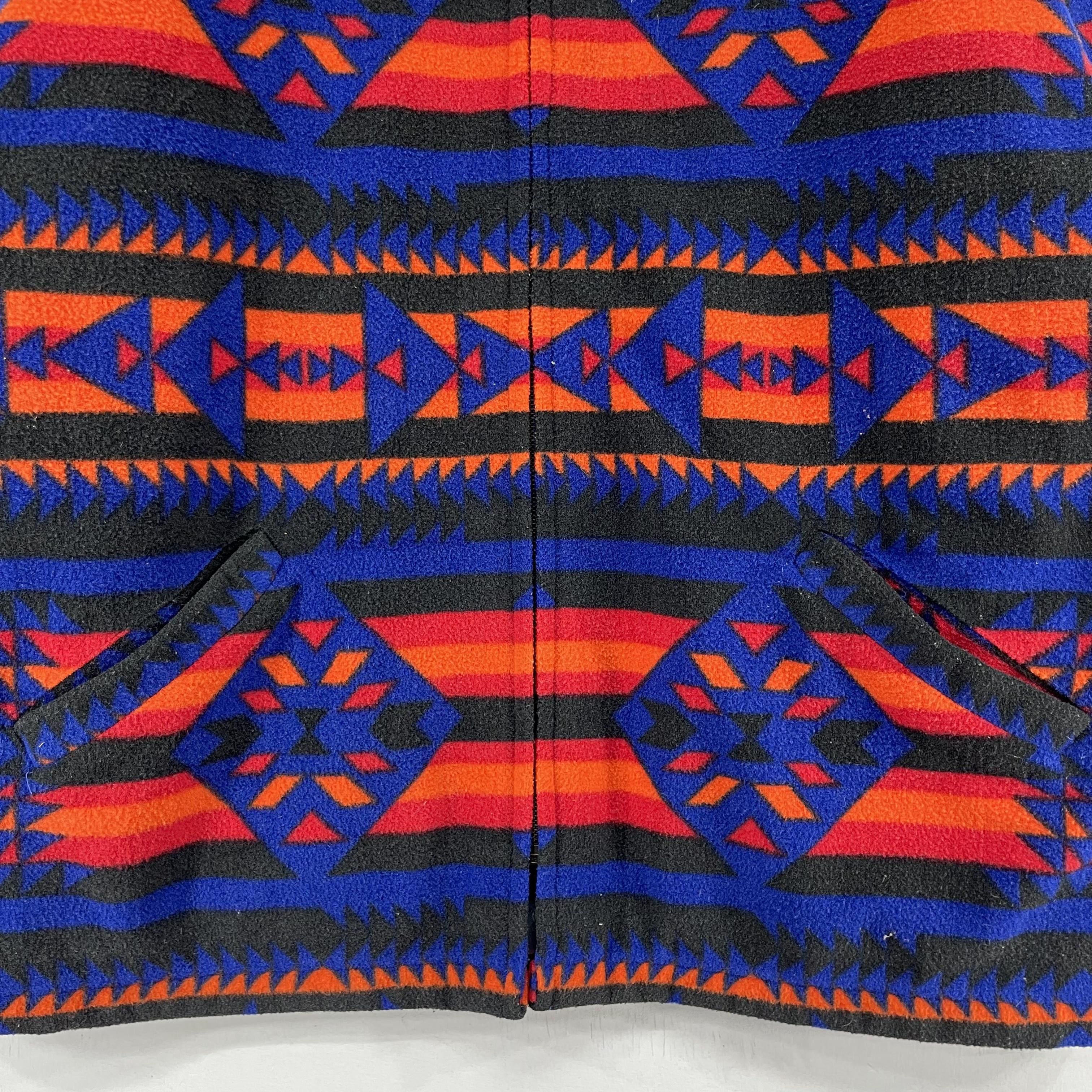 Levi's × Levi's Vintage Clothing Vintage 90s LEVIS Aztec Navajo Puffer Fleece Zipper Jacket Size US L / EU 52-54 / 3 - 3 Thumbnail