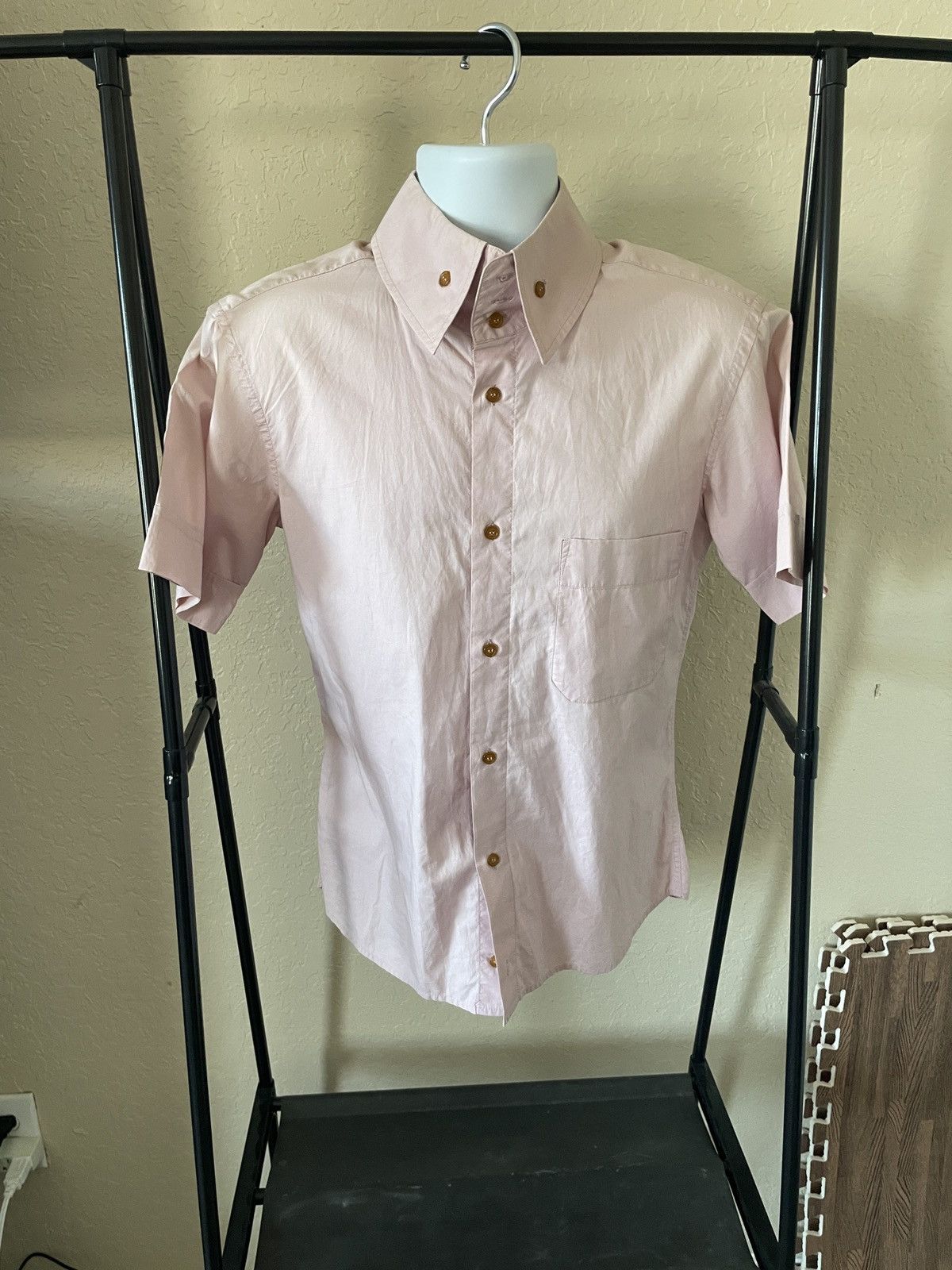Vivienne Westwood Wide Collar Button down SlimFit SS shirt Size US M / EU 48-50 / 2 - 1 Thumbnail