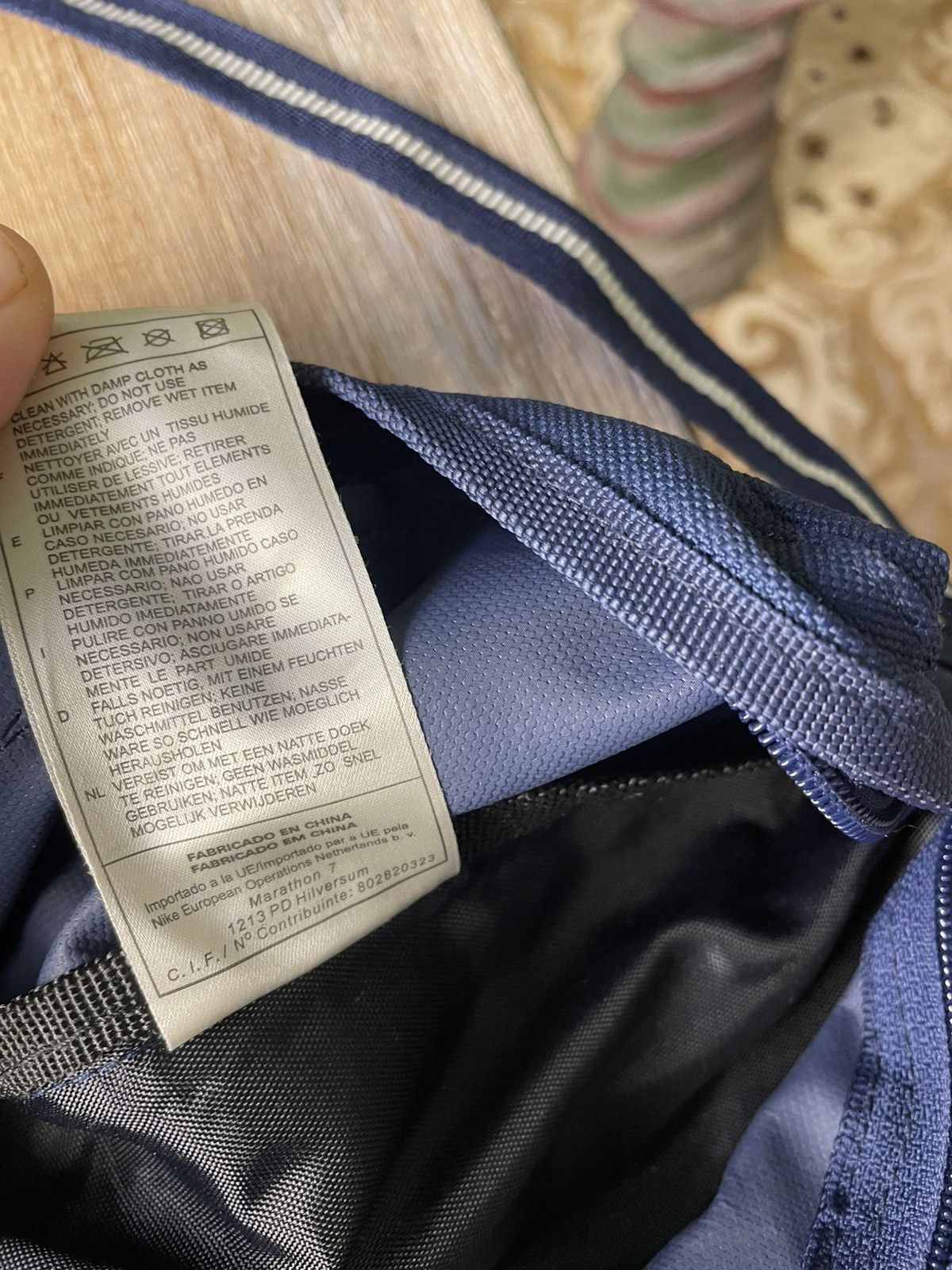 Nike Vintage Nike Swoosh Fanny Pack Waist Crossbody Bag Blue Y2k Size ONE SIZE - 8 Thumbnail