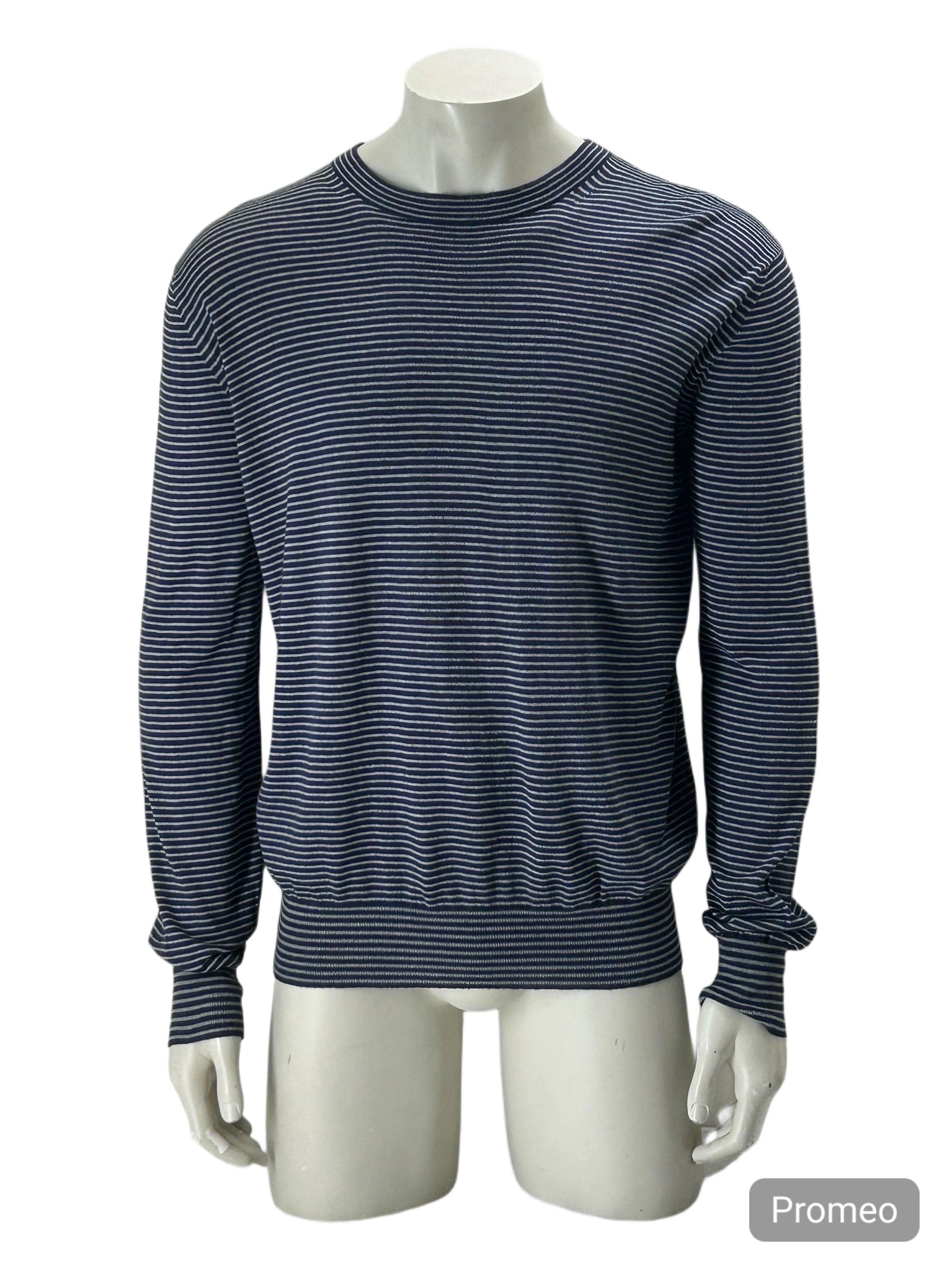Gucci Gucci Silk / Cashmere Wool Mix Knitted Stripe Jumper Size US L / EU 52-54 / 3 - 1 Thumbnail