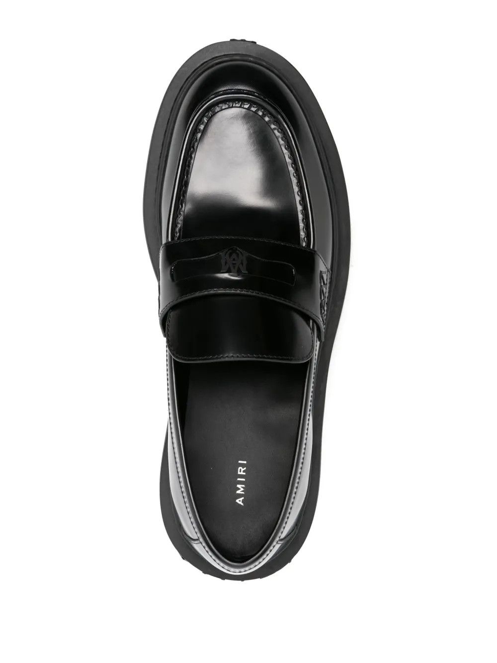 Amiri o1y0525 Leather Loafers in Black Size US 13 / EU 46 - 4 Thumbnail