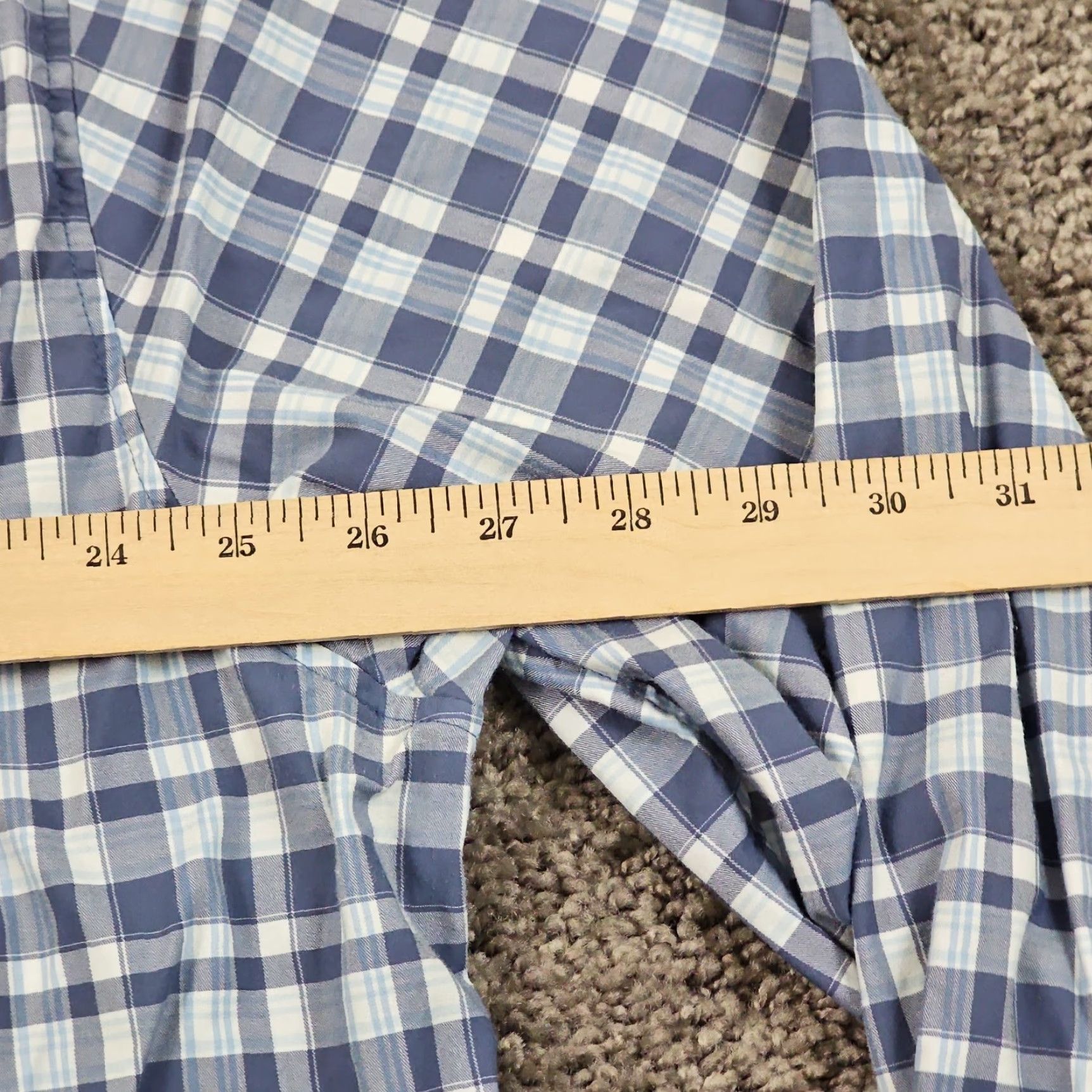 Vineyard Vines VINEYARD VINES Shirt Mens 2XL Blue Plaid Stretch Wicking Performance Long Sleeve Button-Up Casual Preppy Size US XXL / EU 58 / 5 - 7 Thumbnail