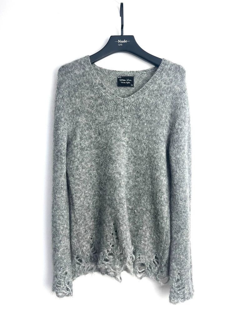 Number (N)ine Number (N)ine 09 AW Wrecked Mohair Sweater 2502-Nextarrow Size US M / EU 48-50 / 2 - 1 Thumbnail
