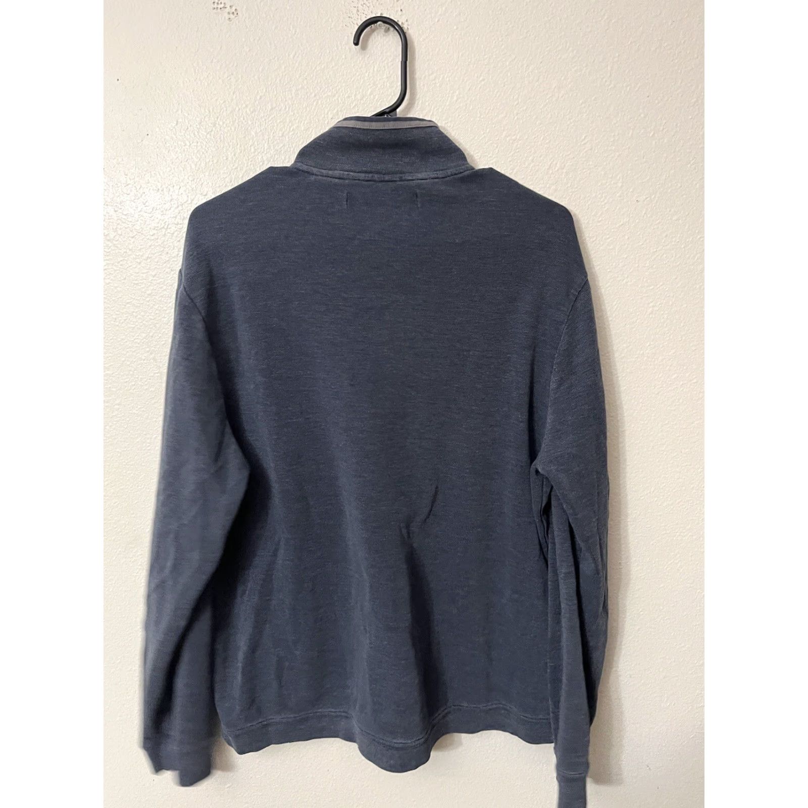 Perry Ellis Perry Ellis Sweater Sz Large Blue Cotton Polyester 1/4 Button Neck Size US L / EU 52-54 / 3 - 2 Thumbnail